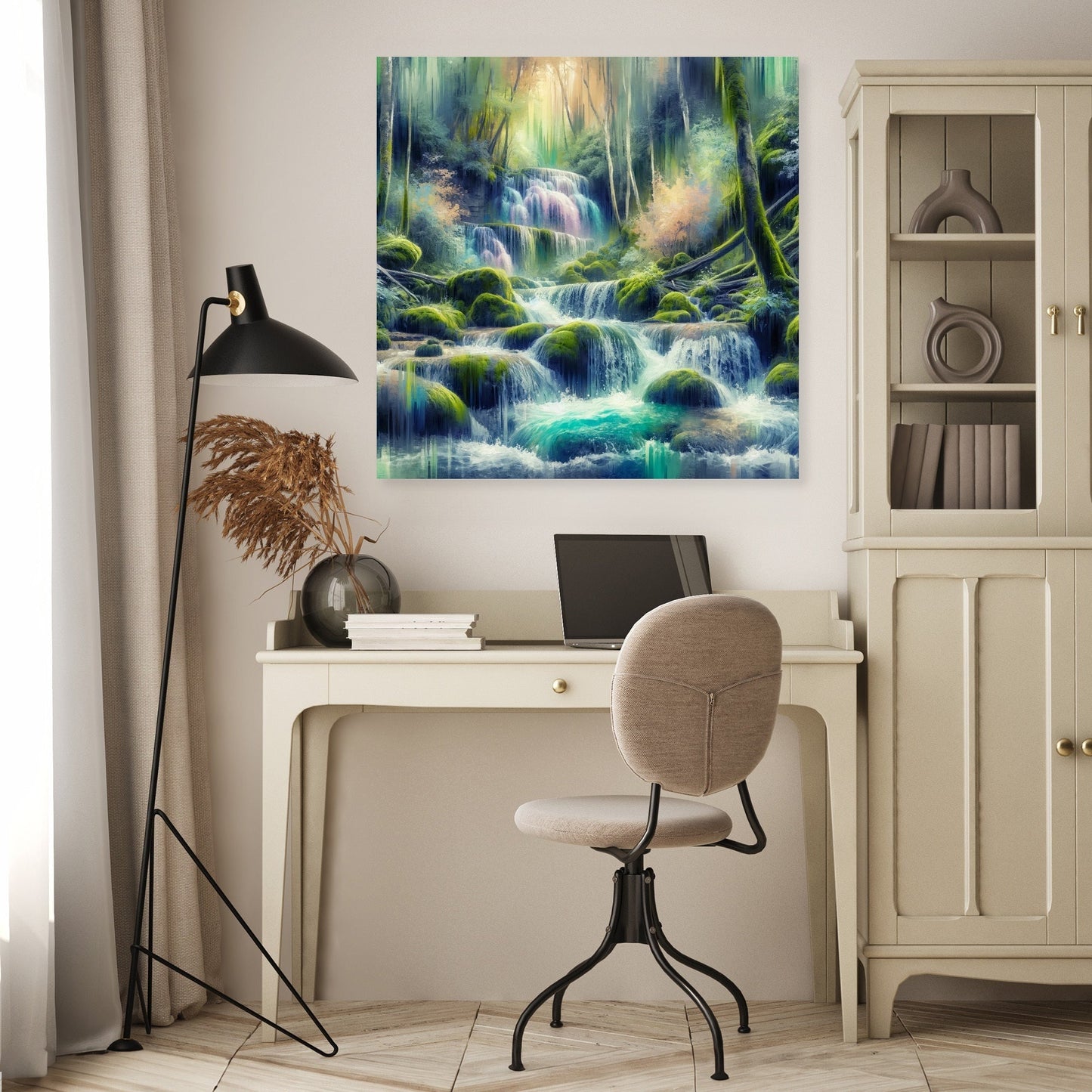 Mystical Waterfall Canvas