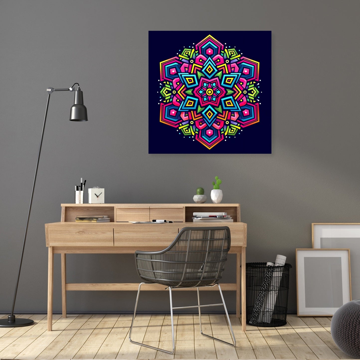 Vibrant Interlock Canvas