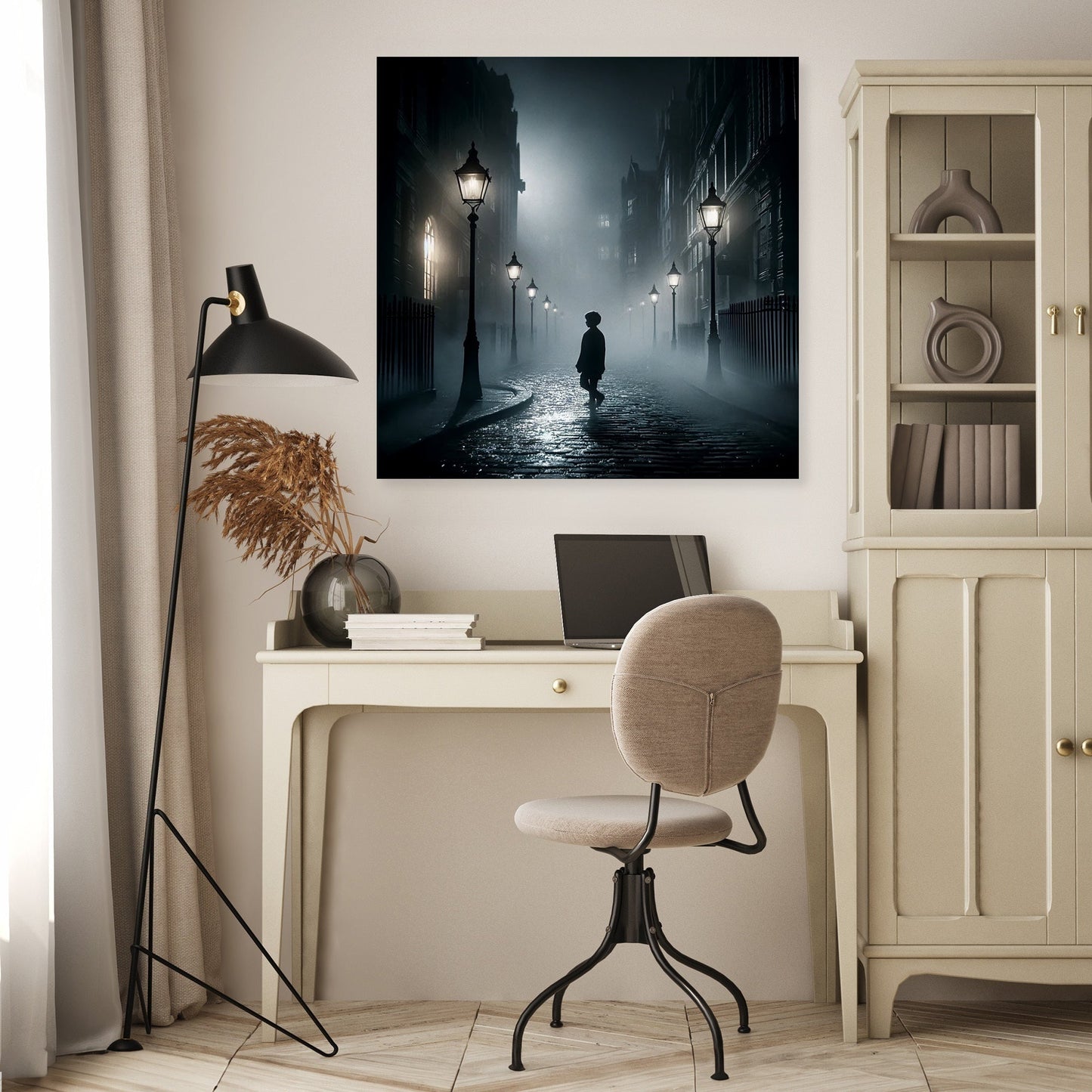 Lost in London Fog Canvas