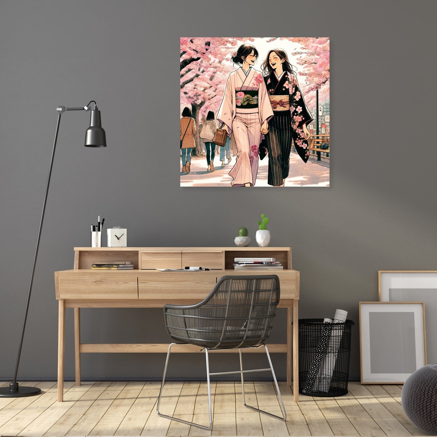 Sakura Friendship Stroll Canvas