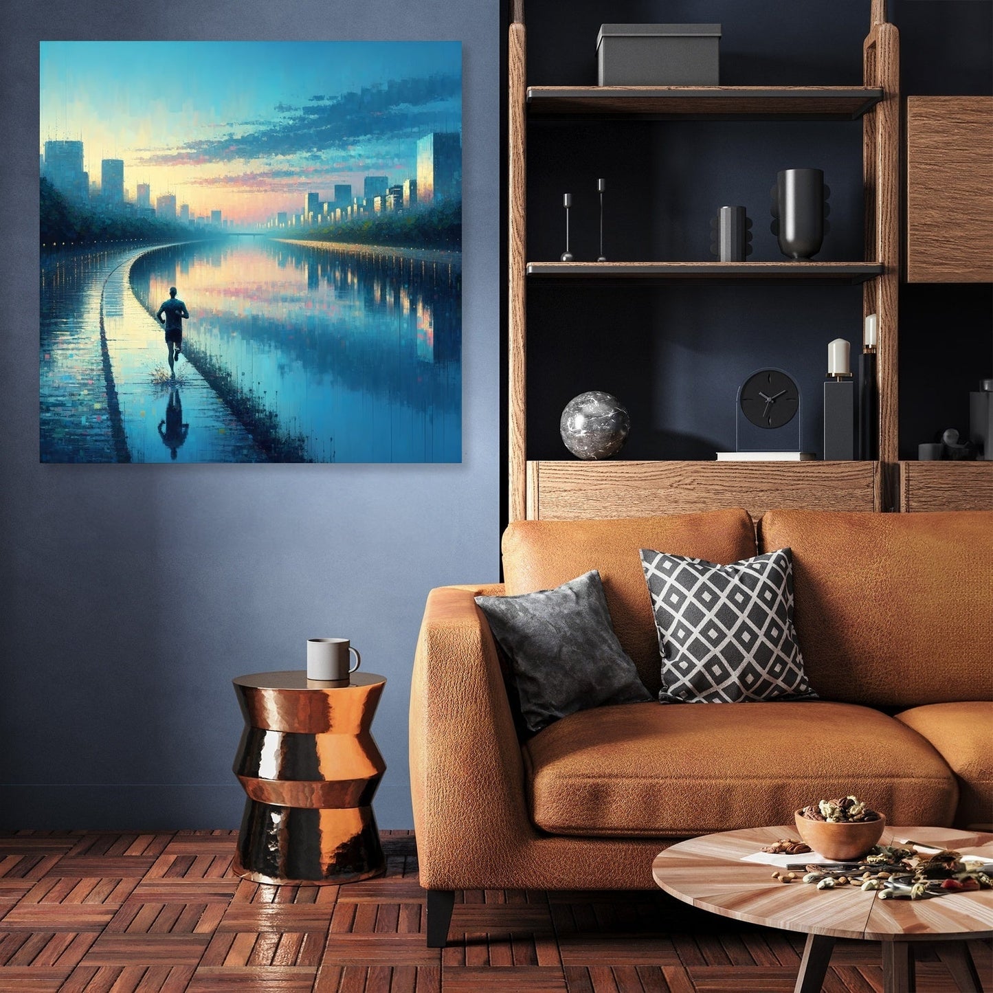 Summer Dawn Jog Serenity Canvas
