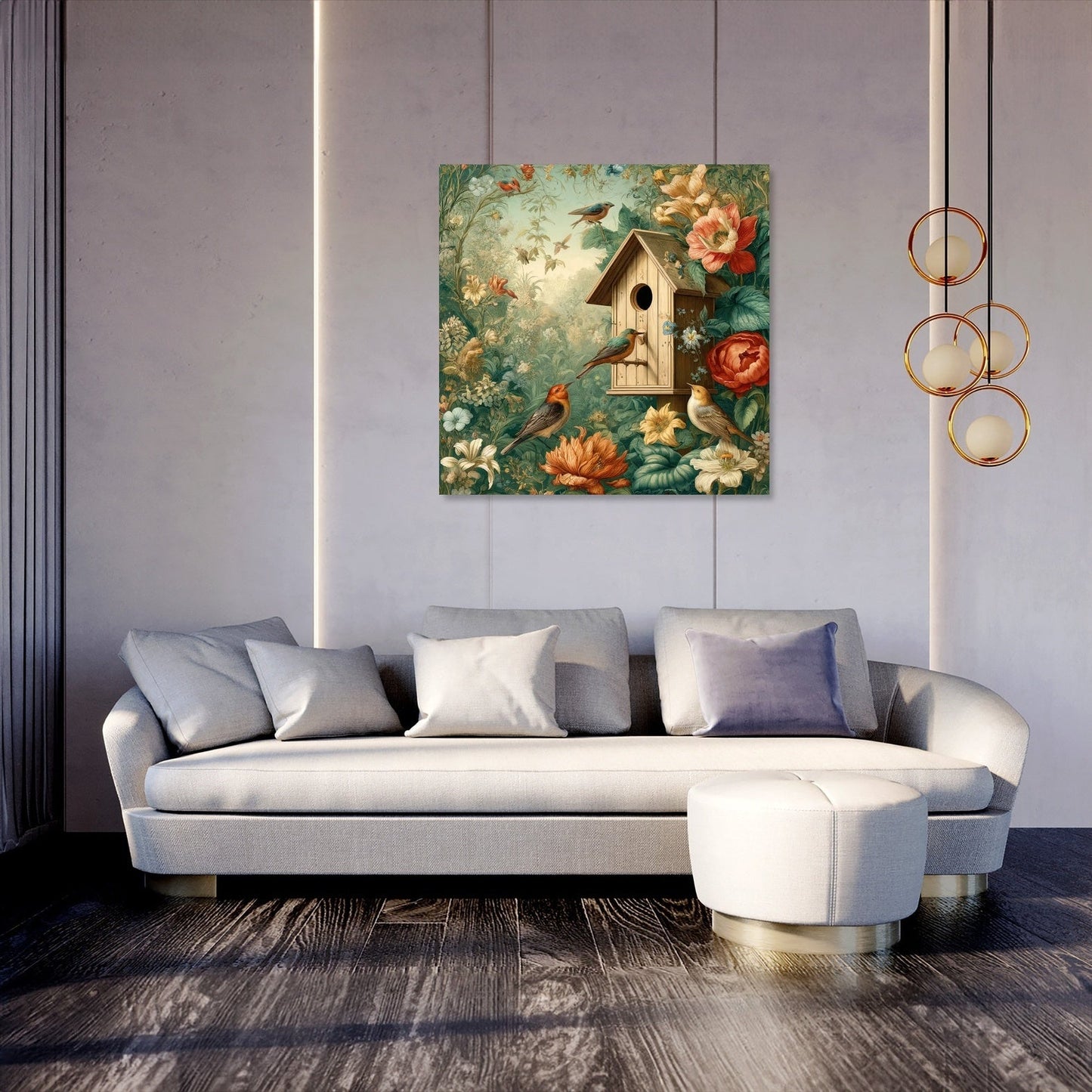 Springtime Nest Haven Canvas