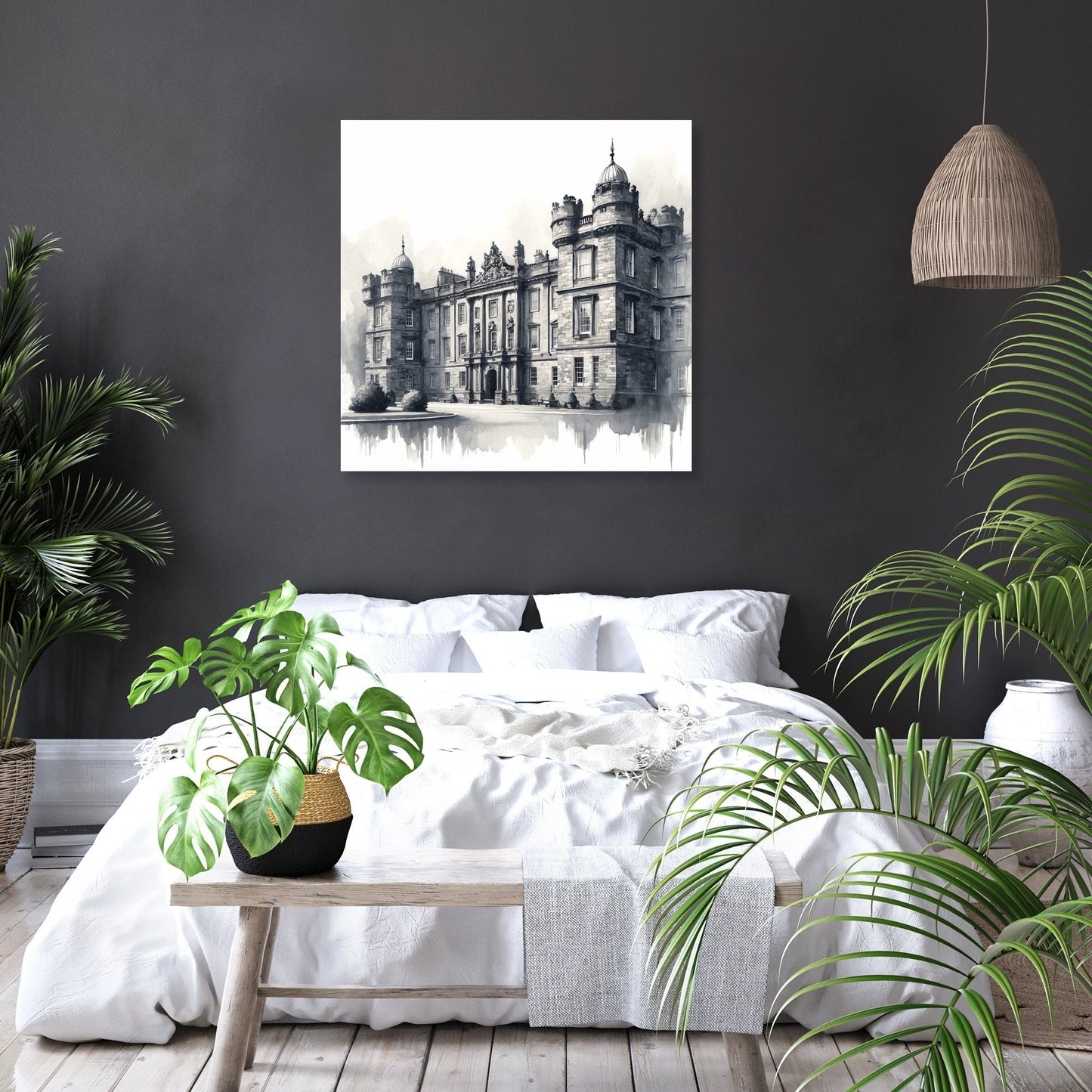 Edinburgh's Holyroodhouse Elegance Canvas