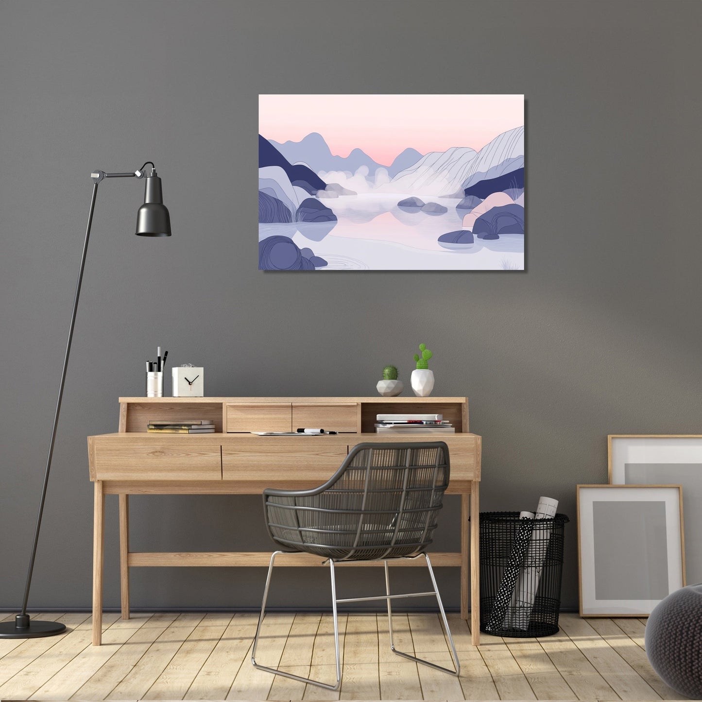 Tranquil Mountain Springs Canvas