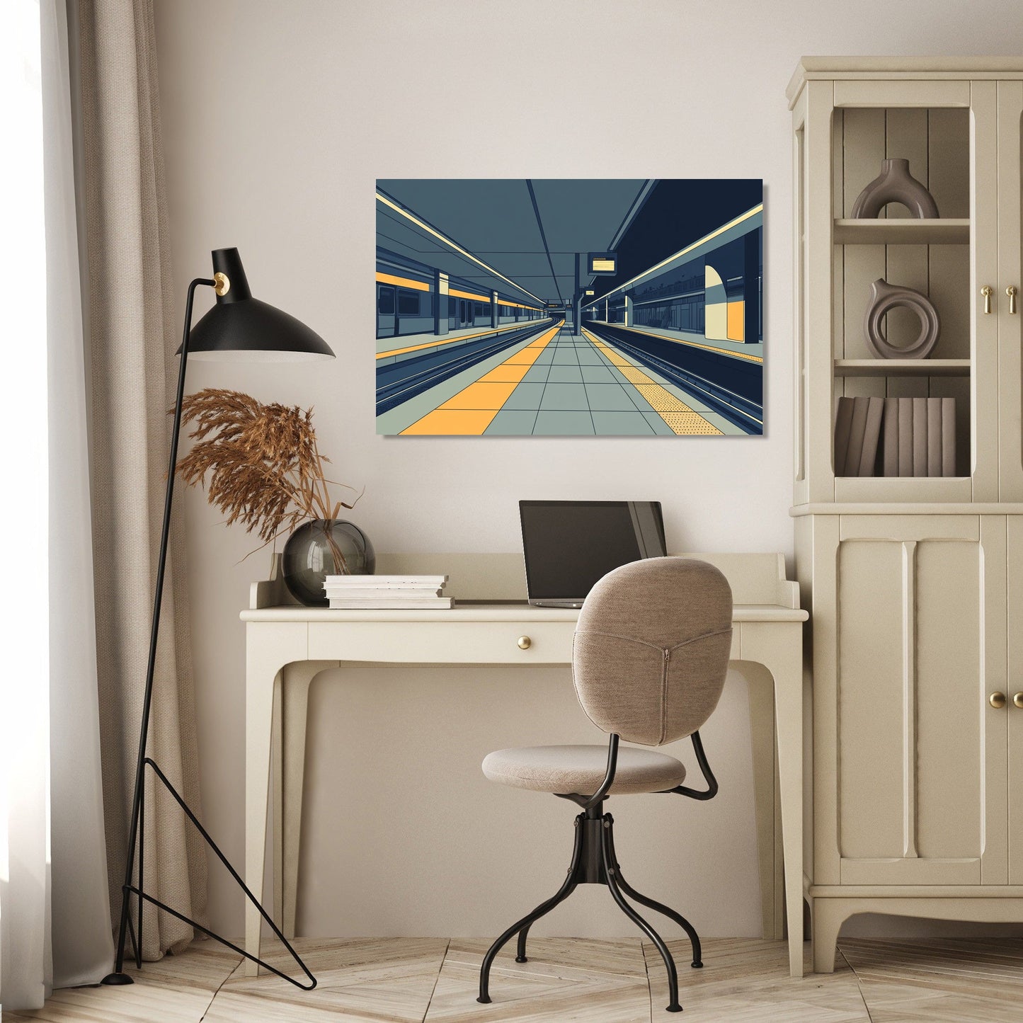 Underground Station Canvas