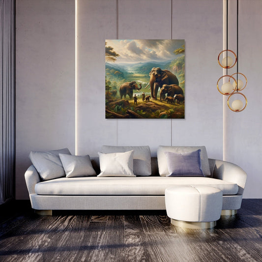 Elephant Majesty in Yala Canvas