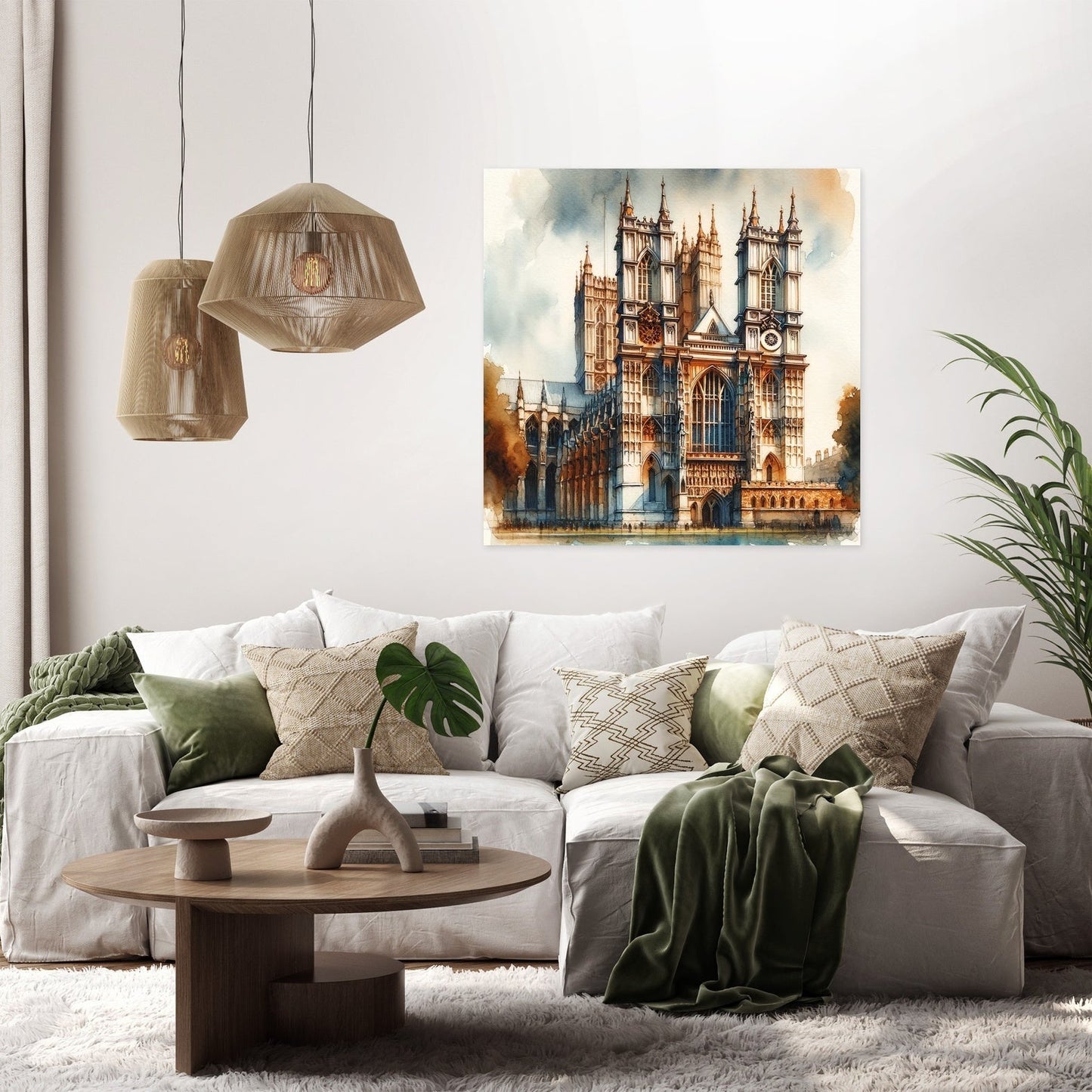 London Westminster Abbey Warmth Canvas