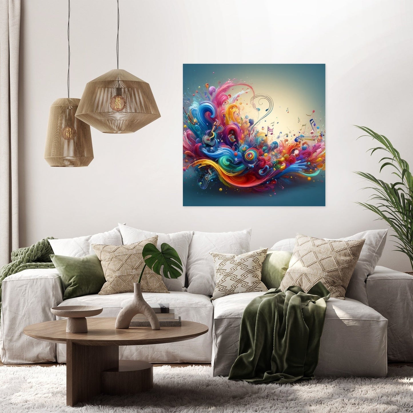 Lively Music Festival Canvas