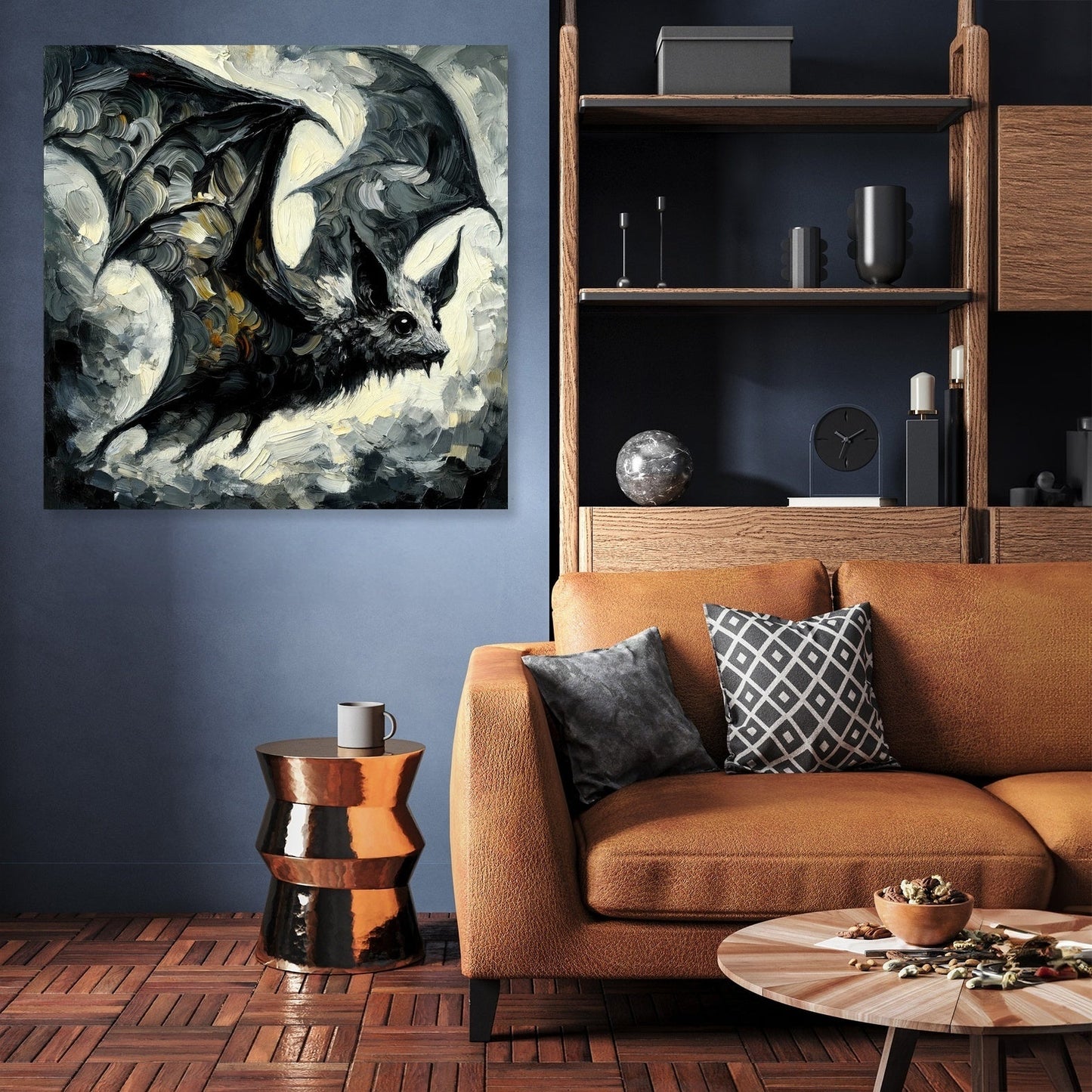 Gothic Bat Canvas