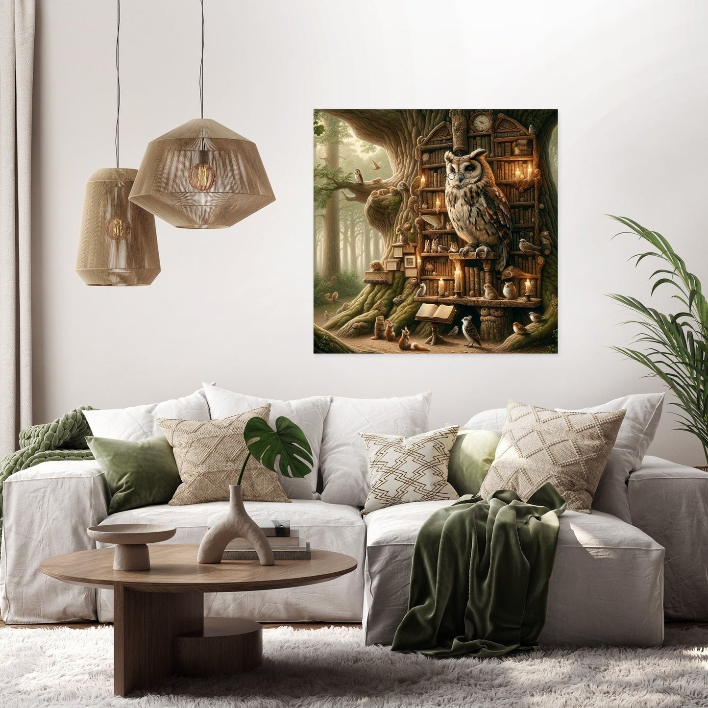 Enchanted Owl Canvas