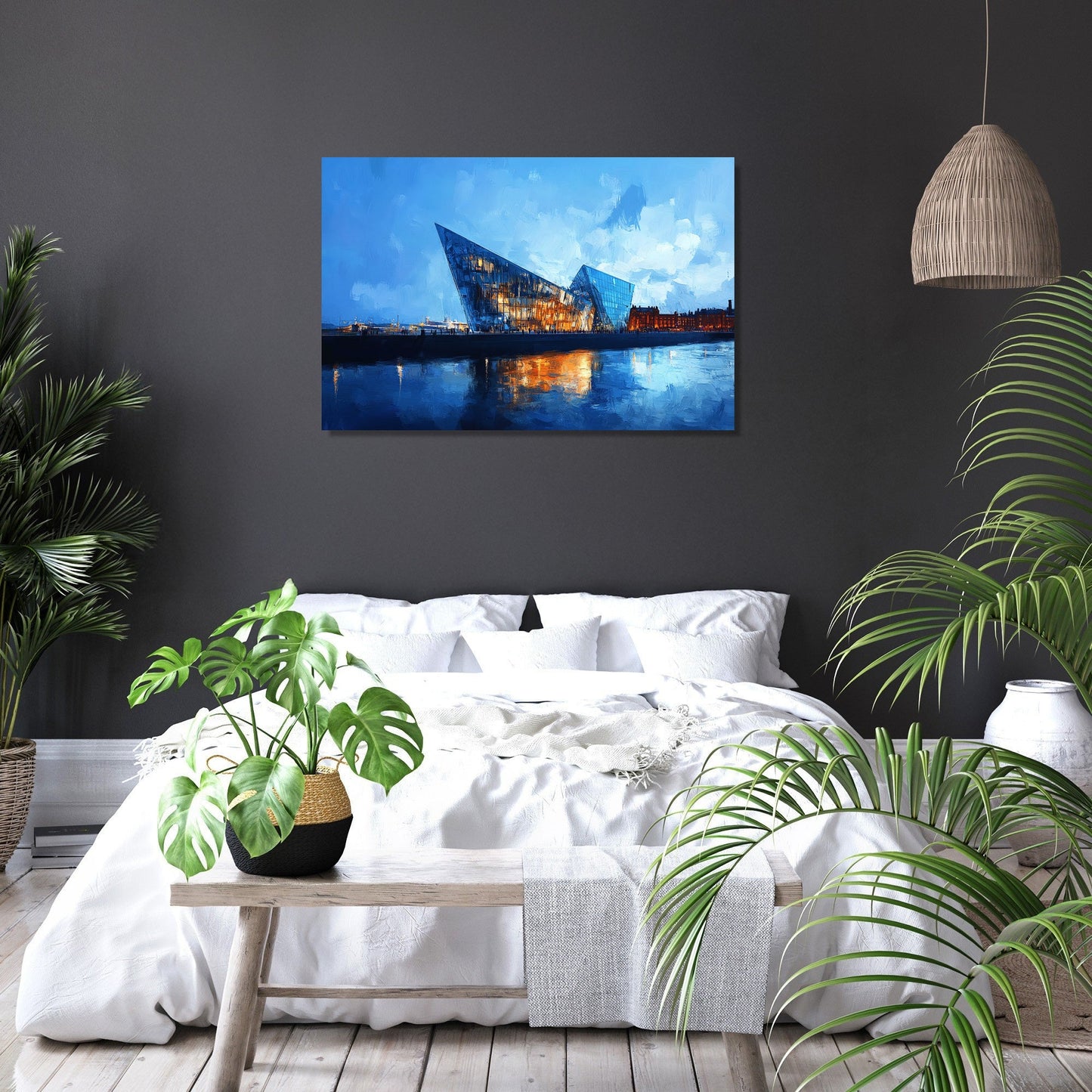 Titanic Belfast Twilight Canvas