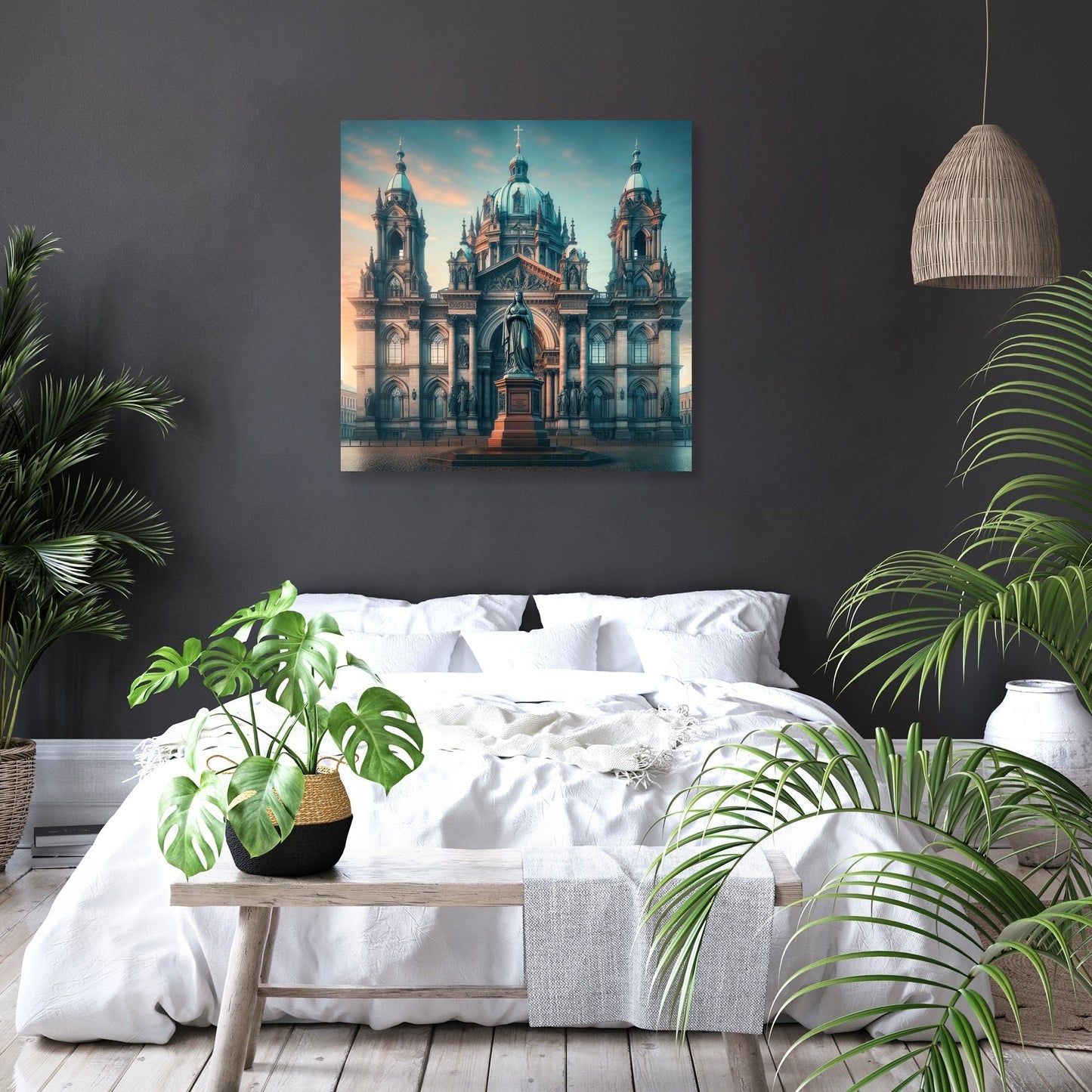 Newcastle Dawn at St. Nicholas Canvas