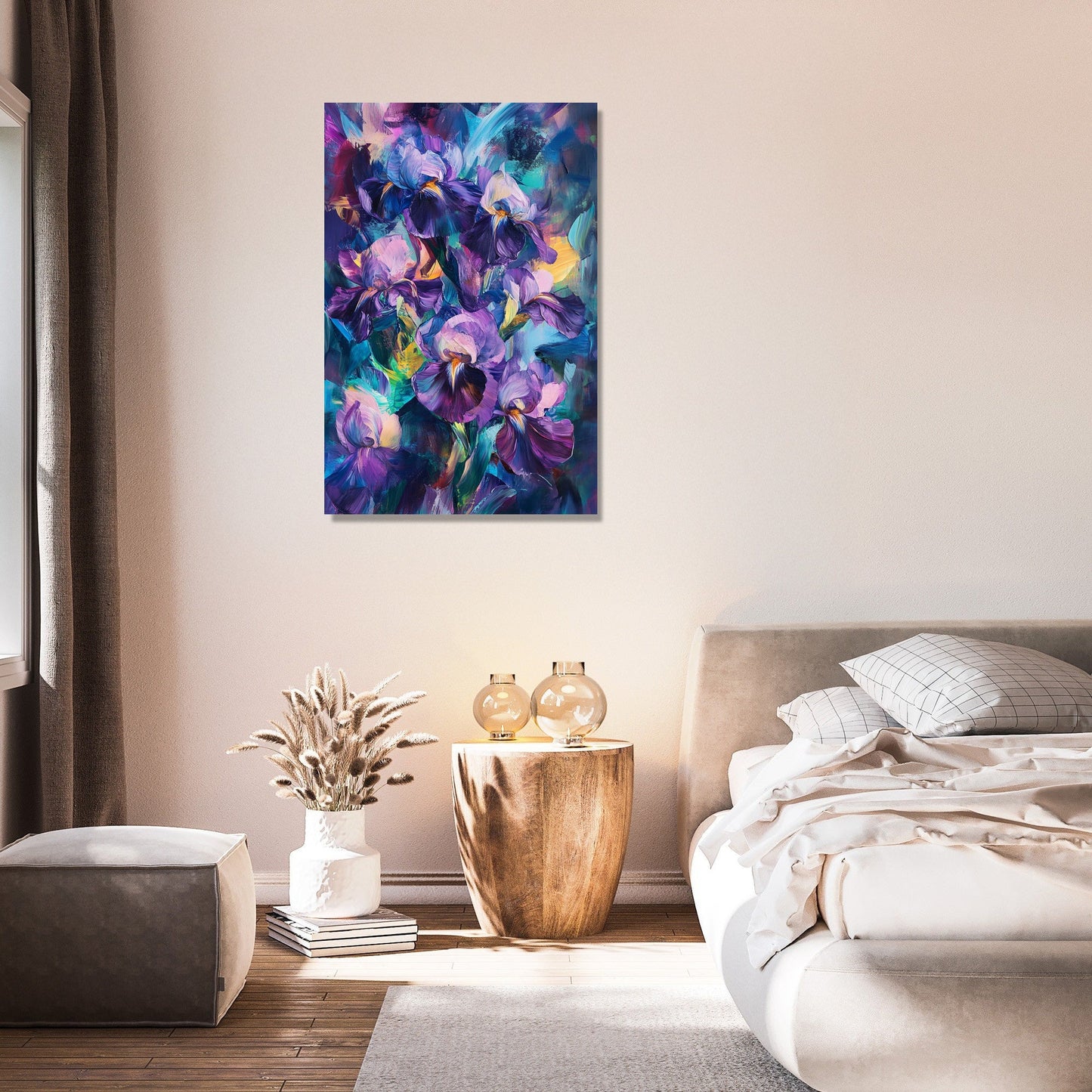 Enigmatic Iris Canvas