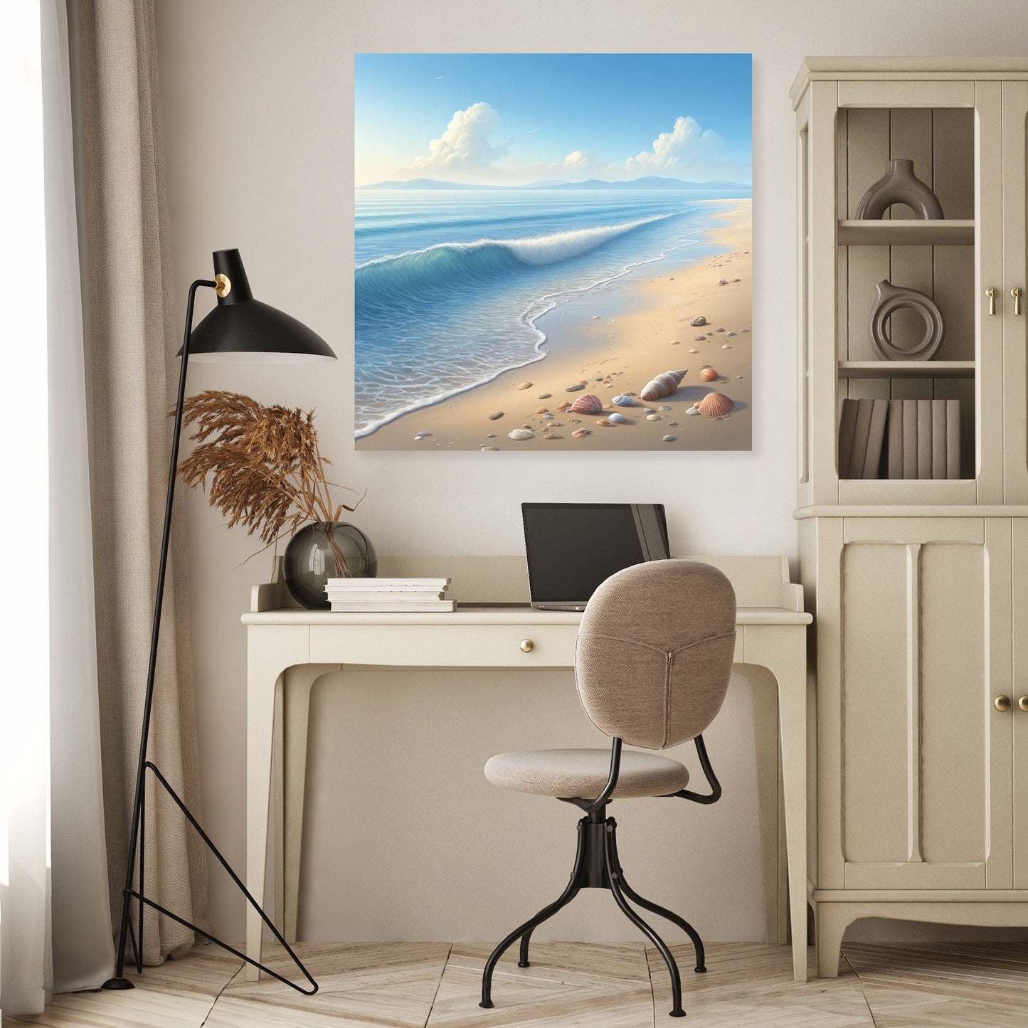 Tranquil Beachscape Canvas