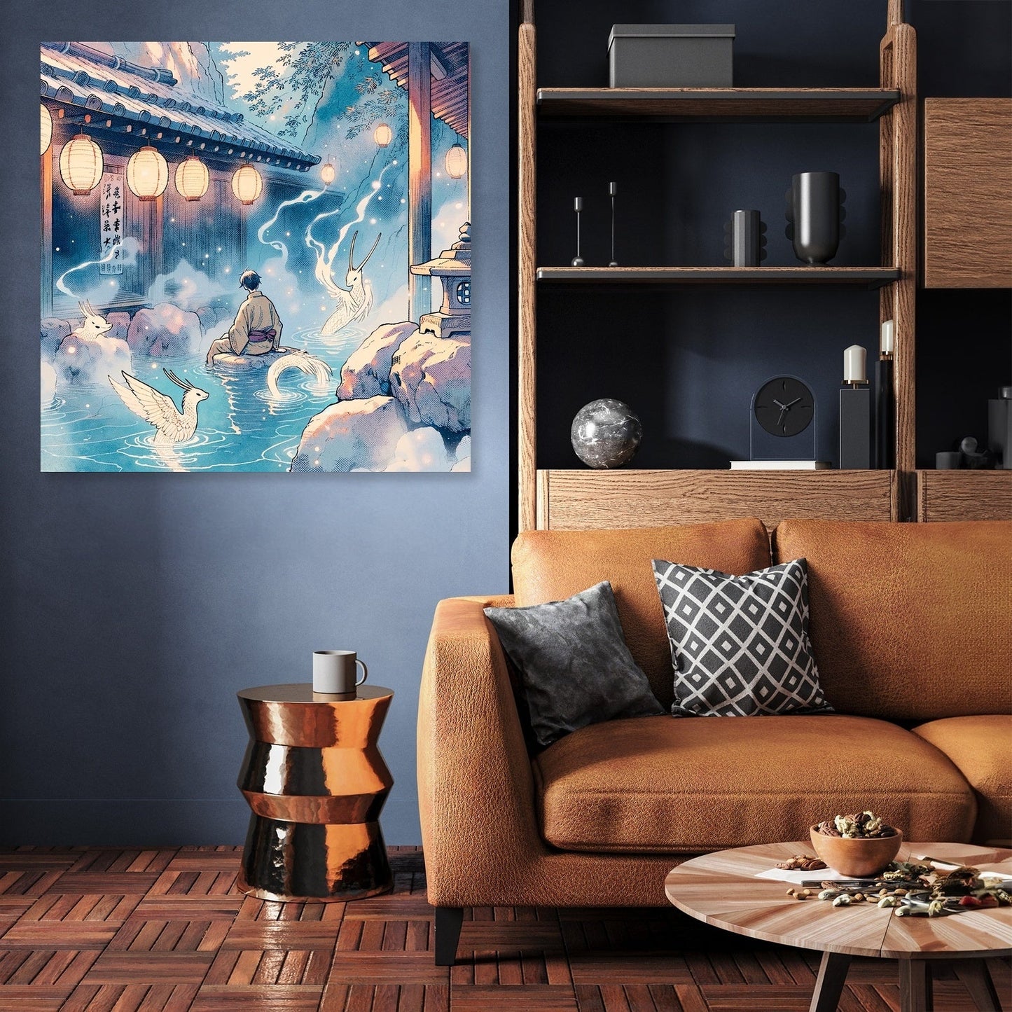 Mystic Onsen Whispers Canvas