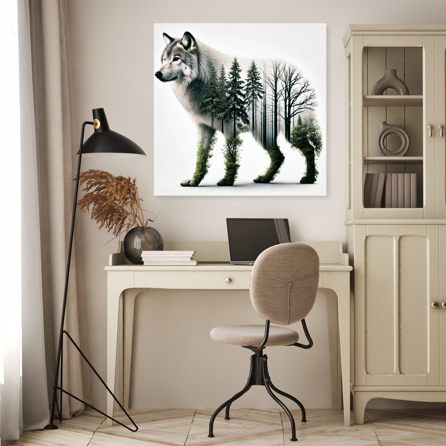 Wolf's Forest Spirit Canvas