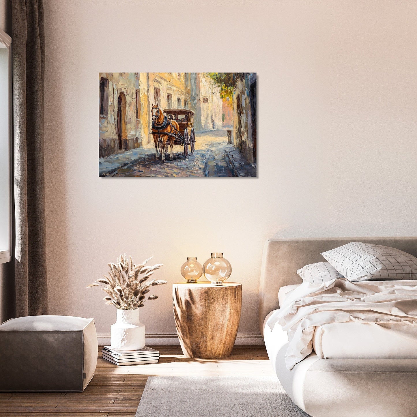 Cobblestone Carriage Canvas