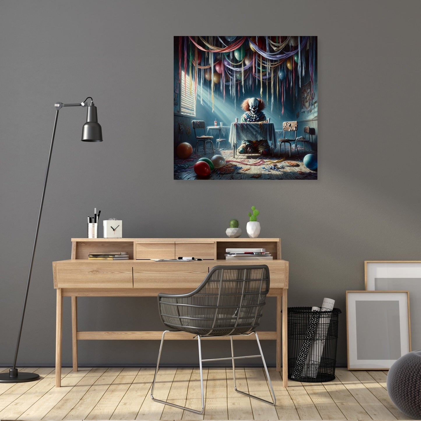 Haunted Party Room Canvas