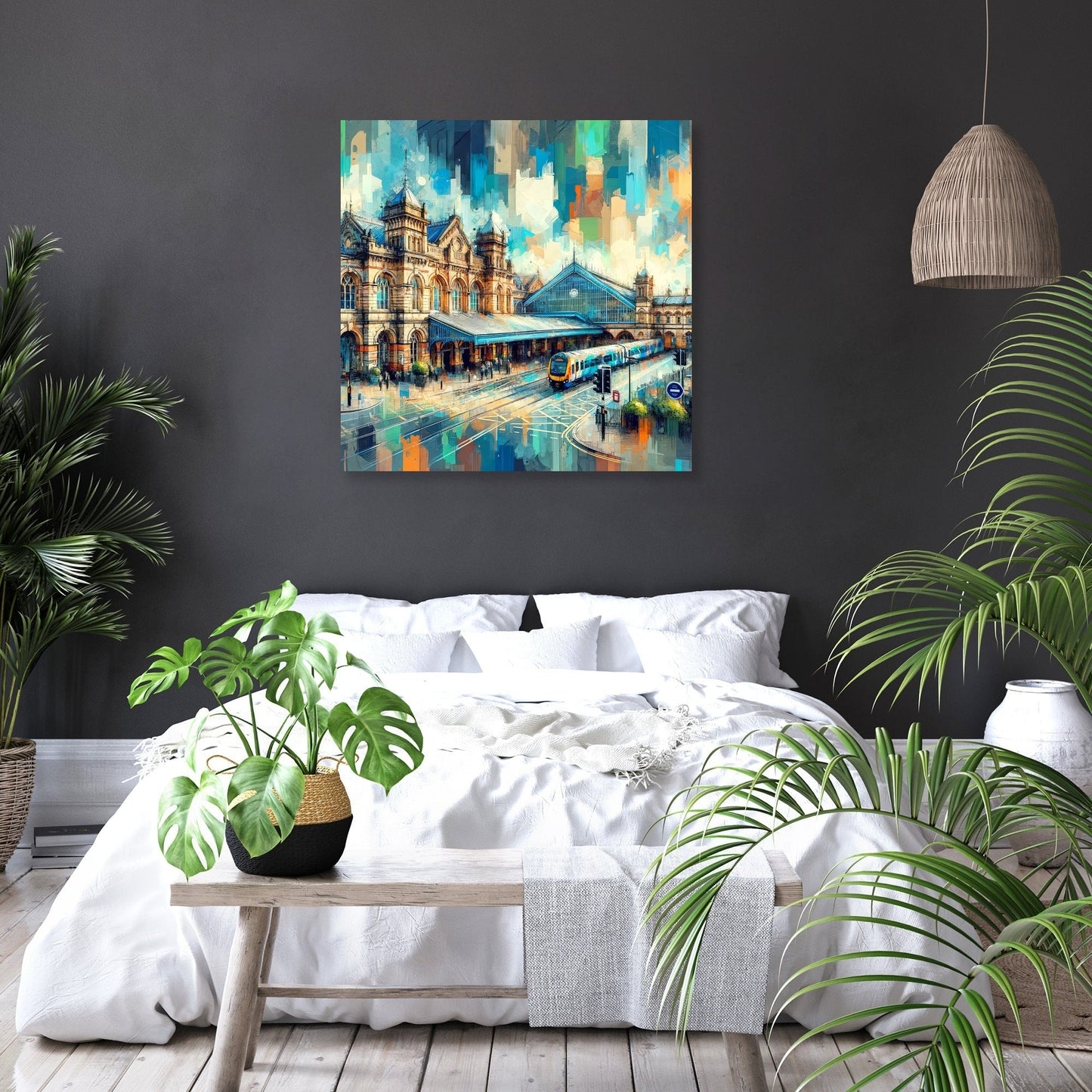 Bristol Station Impressions Canvas