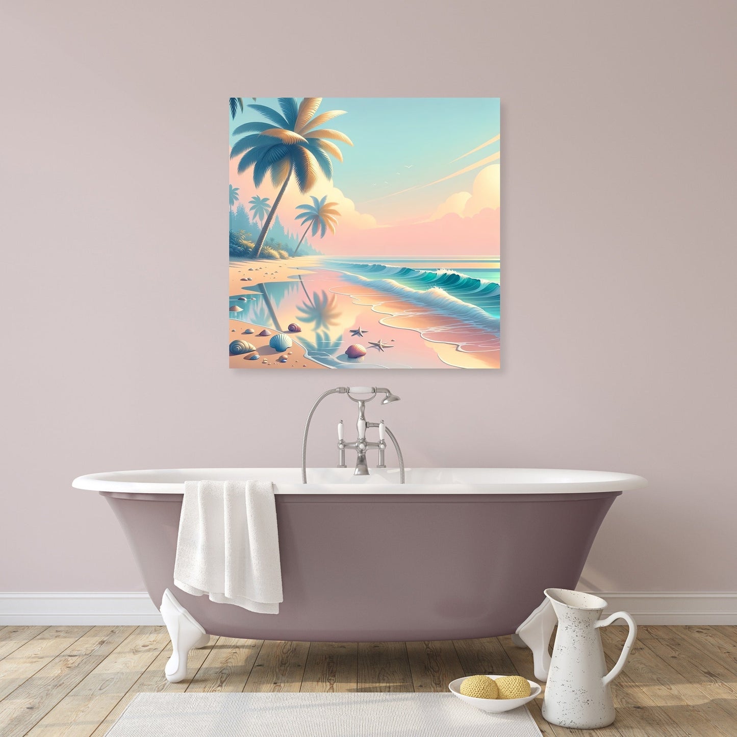Tropical Beach Escape Canvas