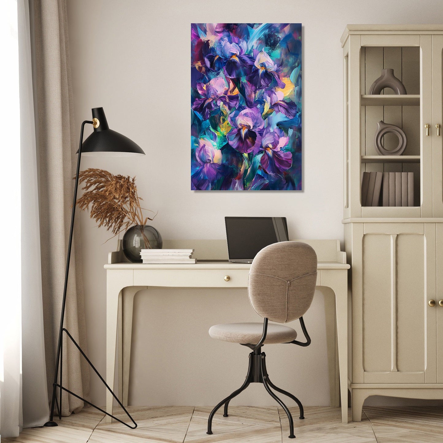 Enigmatic Iris Canvas