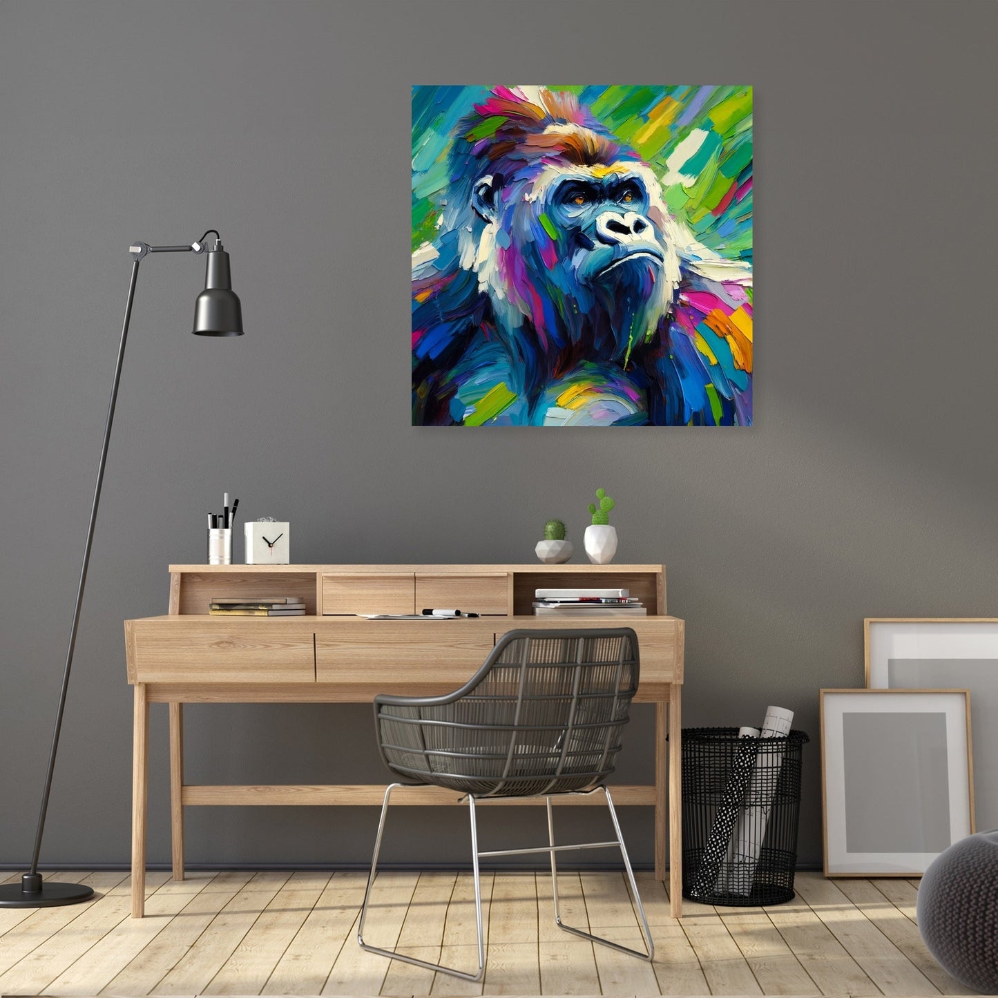 Vivid Gorilla Canvas