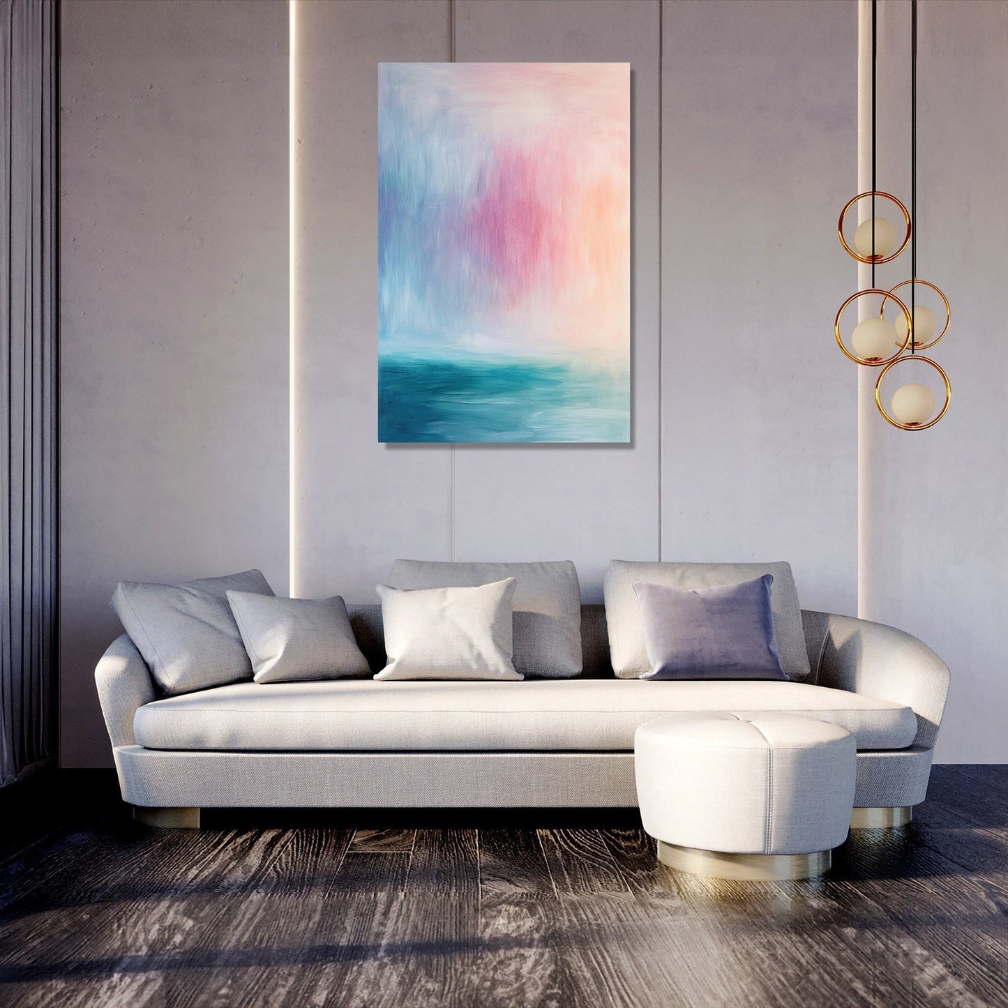 Nostalgic Stream Canvas