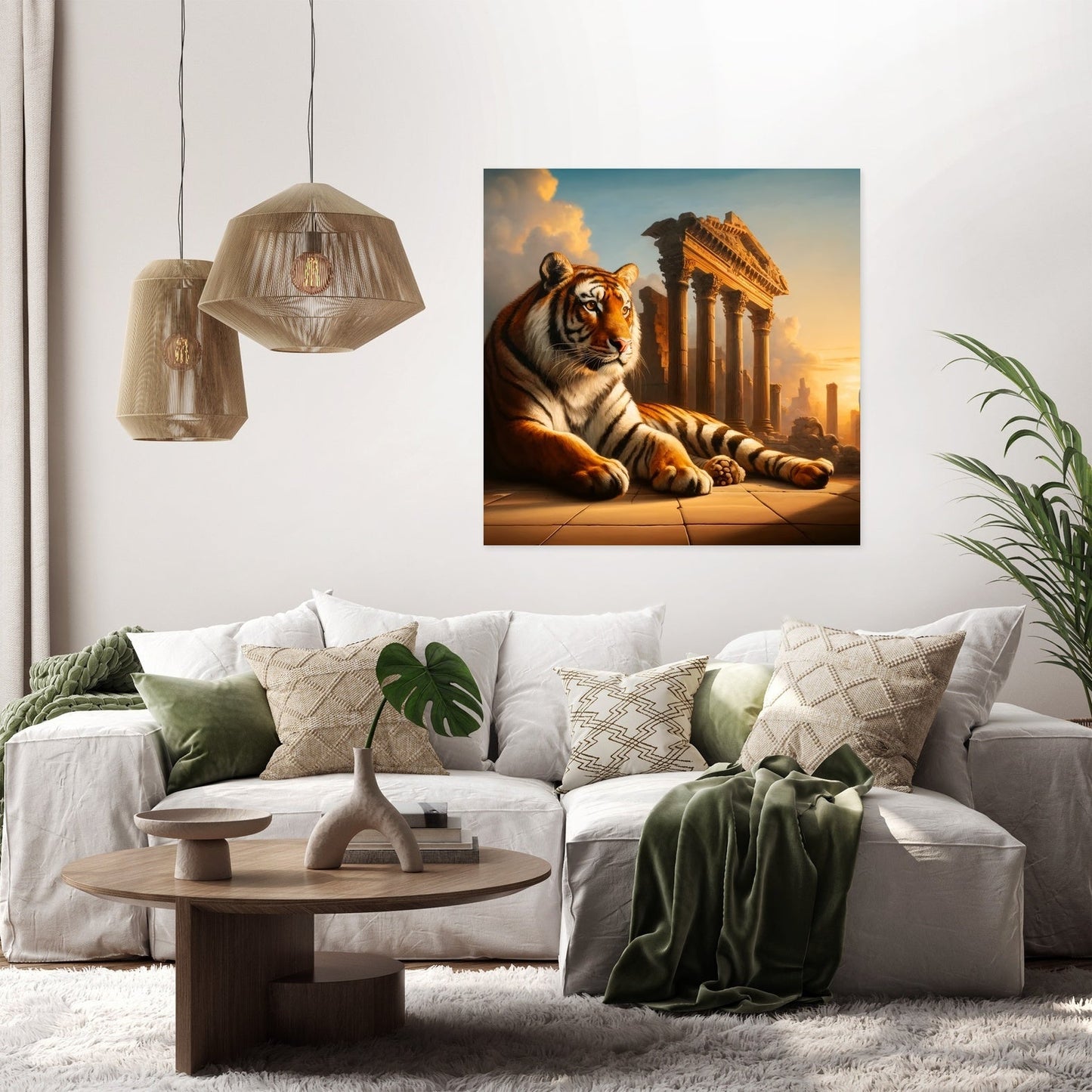 Ancient Guardian Tiger Canvas