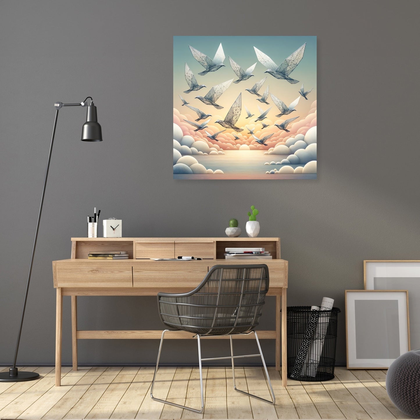 Avian Geometry Canvas