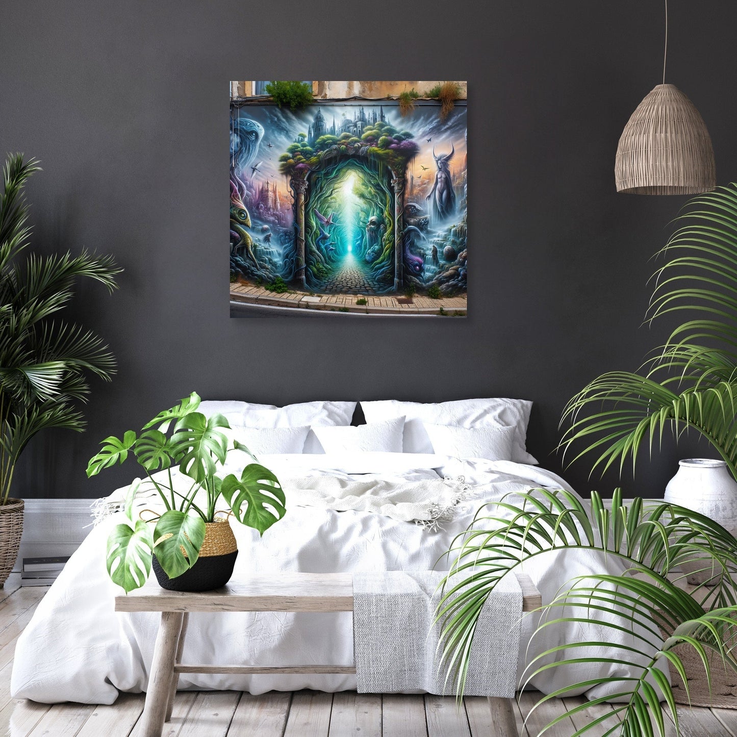 Graffiti Gateway Canvas
