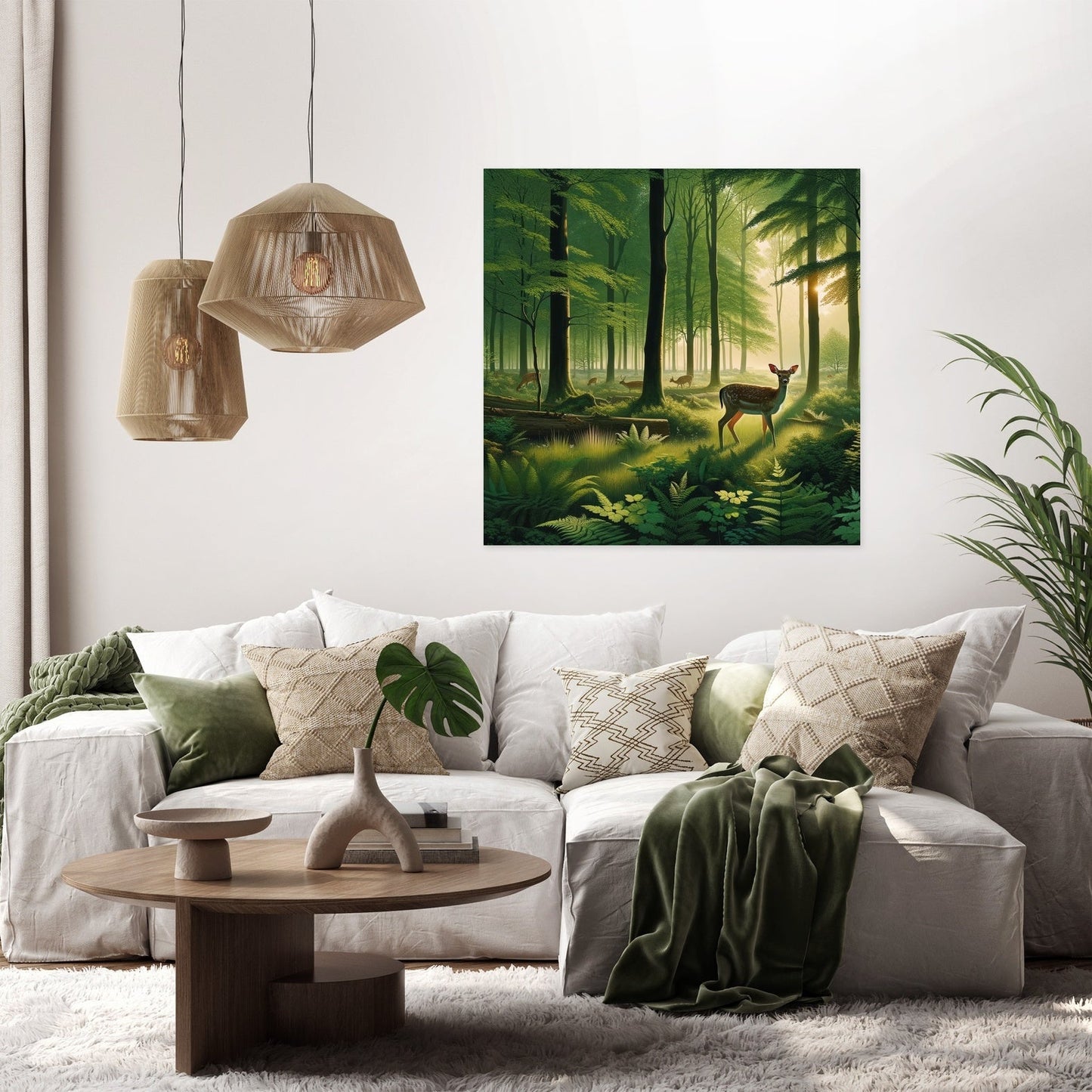 Dawn Forest Canvas