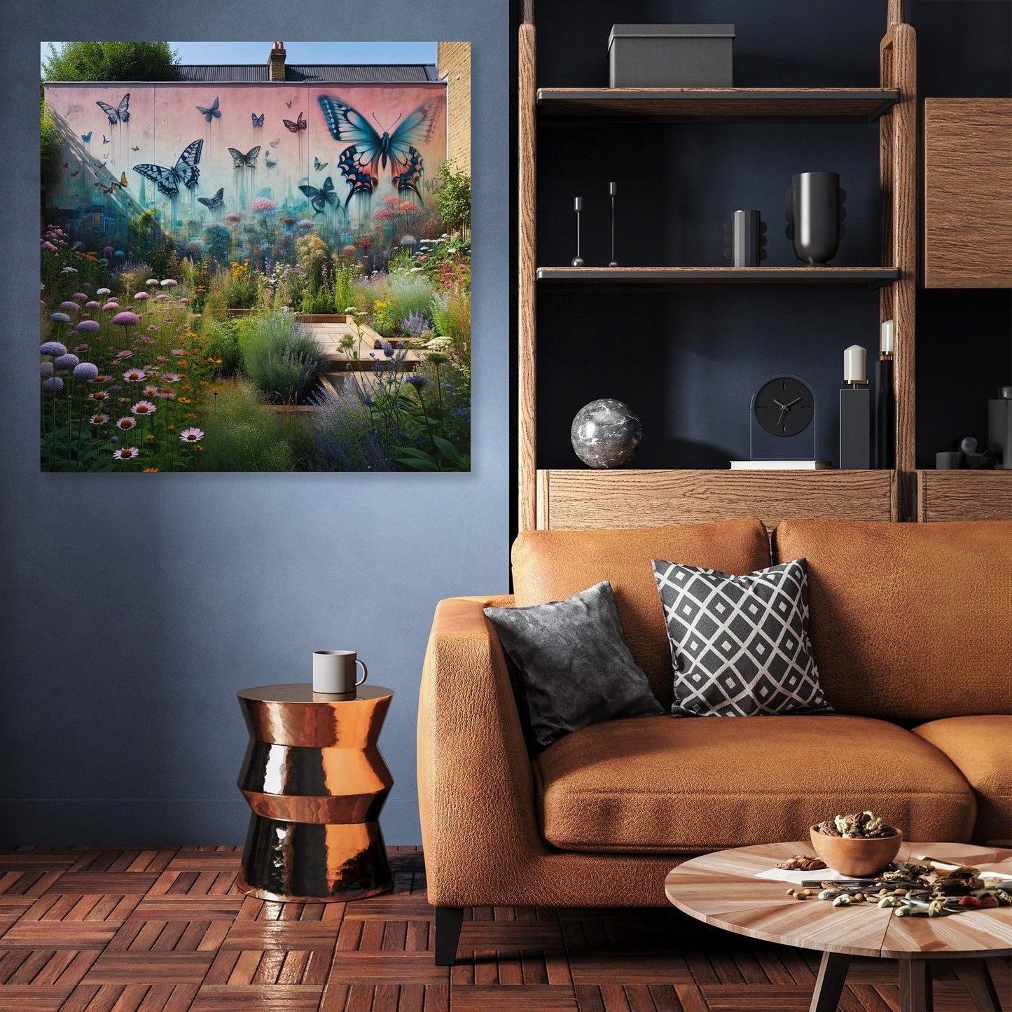 Suburban Secret Garden Canvas