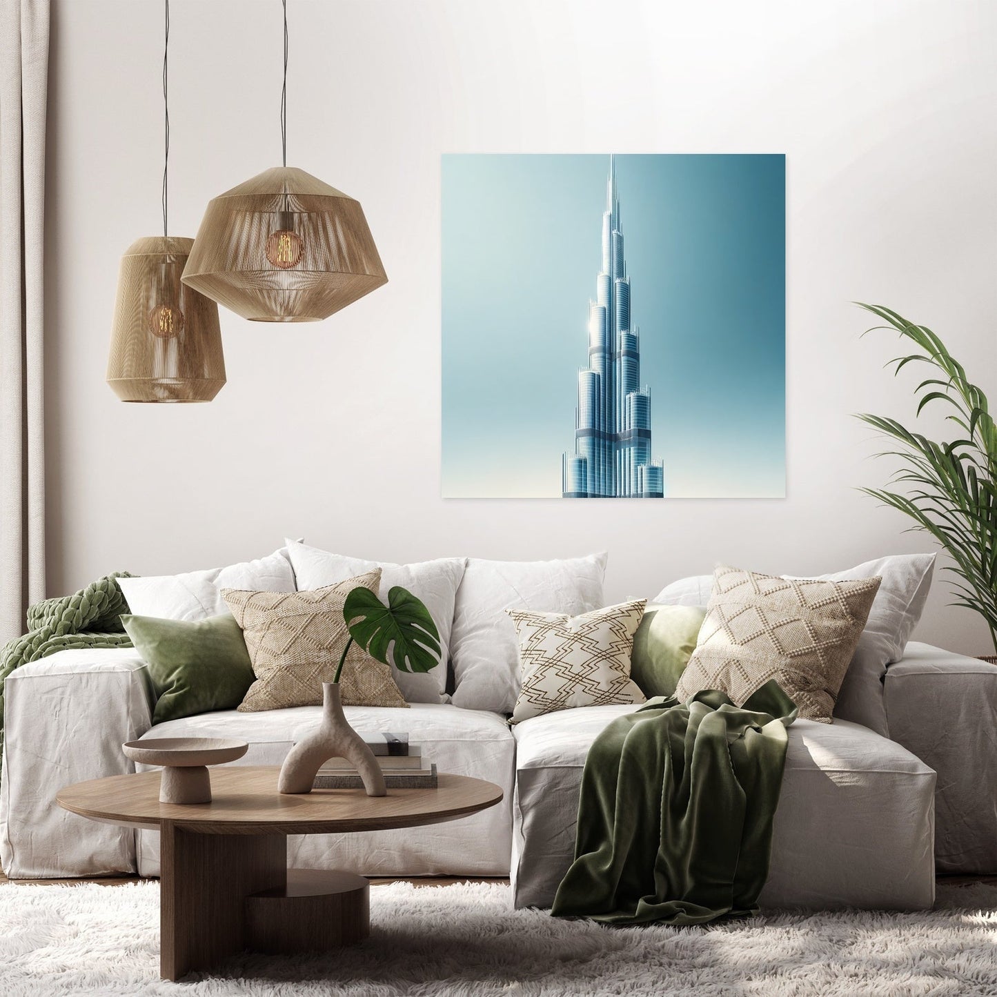 Modernist Majesty Canvas