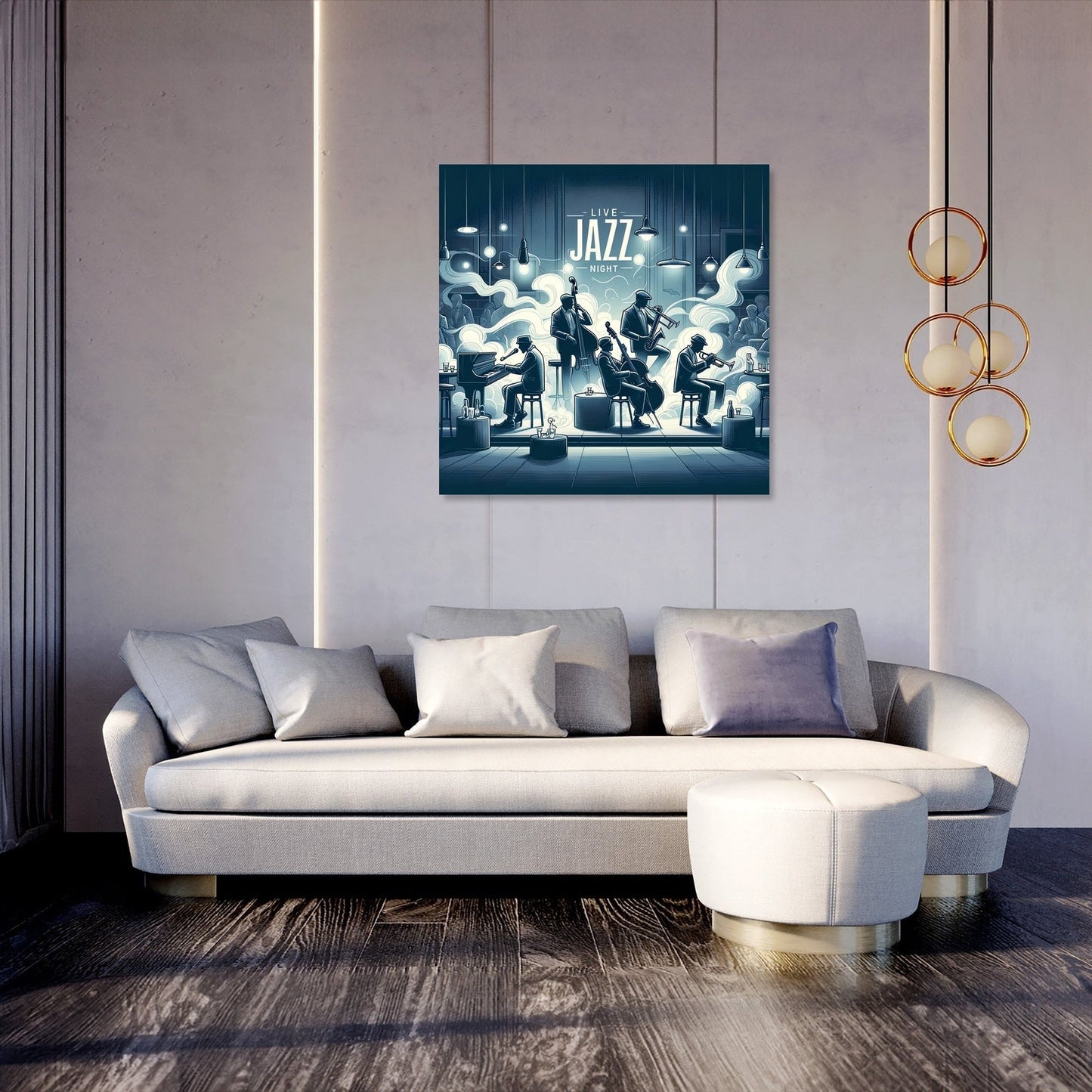 Rhythmic Blues Canvas