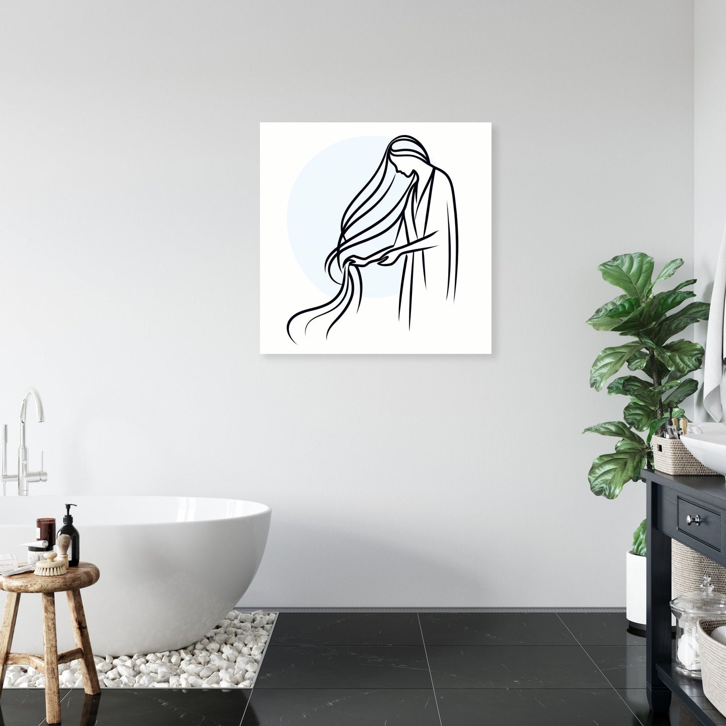 Serenity Stroke Canvas