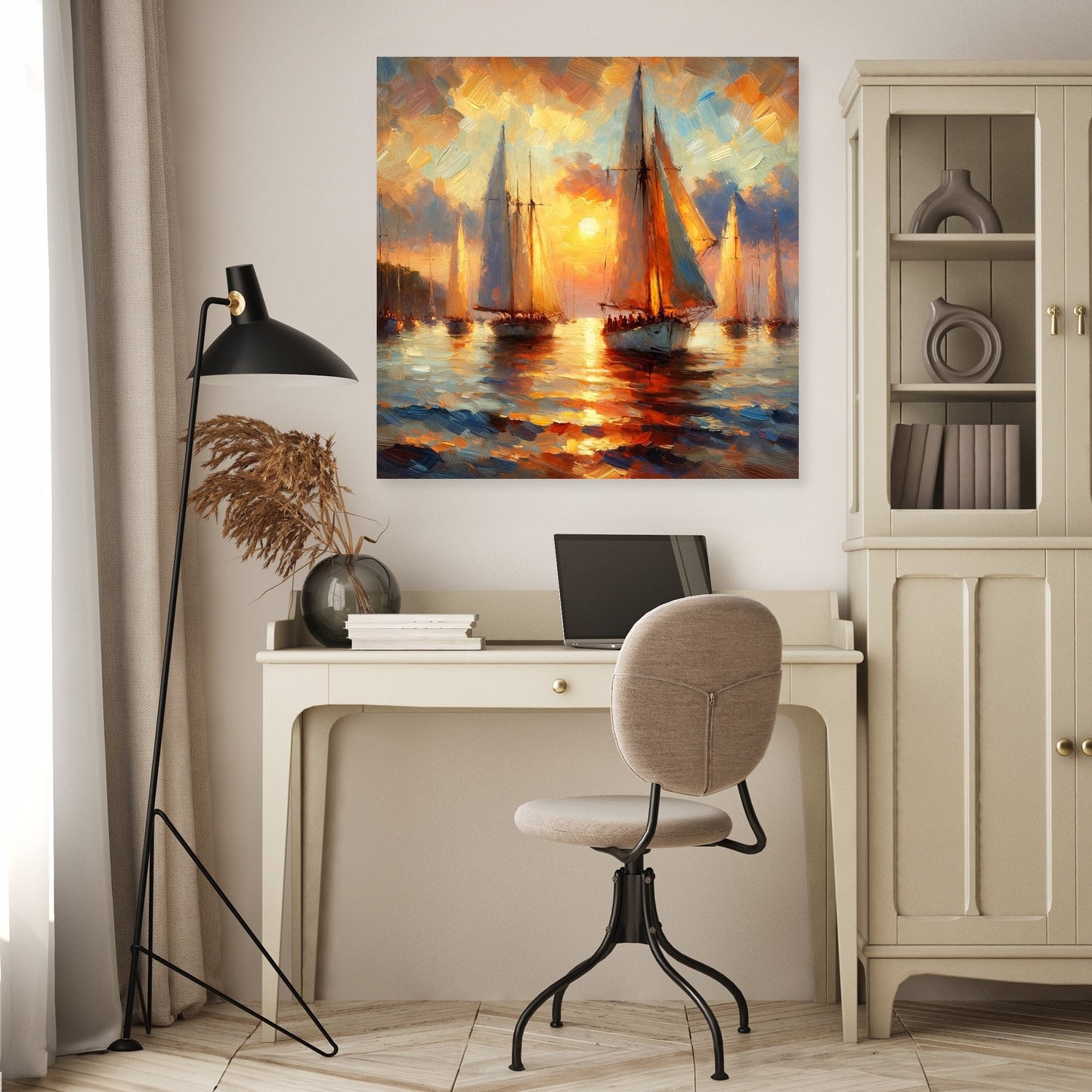 Harbor Glow Canvas
