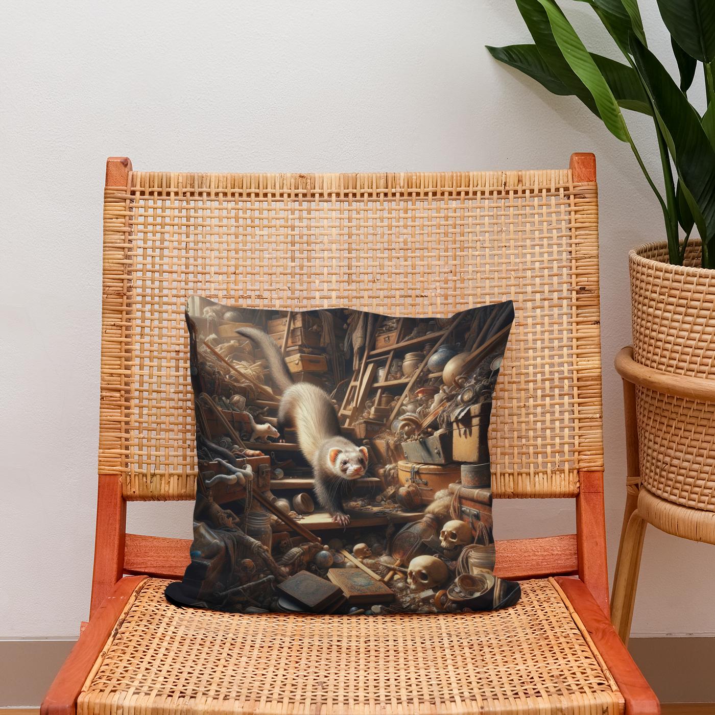 Attic Explorer Cotton Cushion