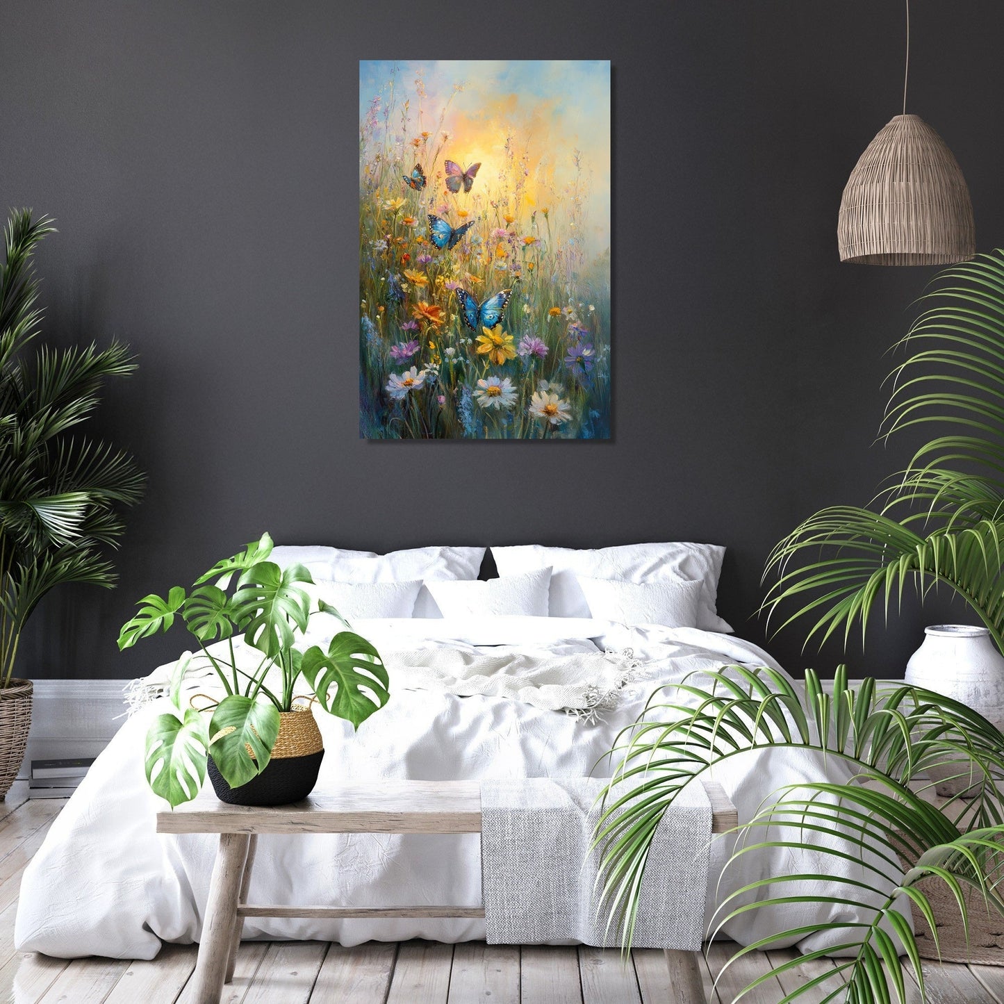 Fluttering Dawn Melancholy Canvas