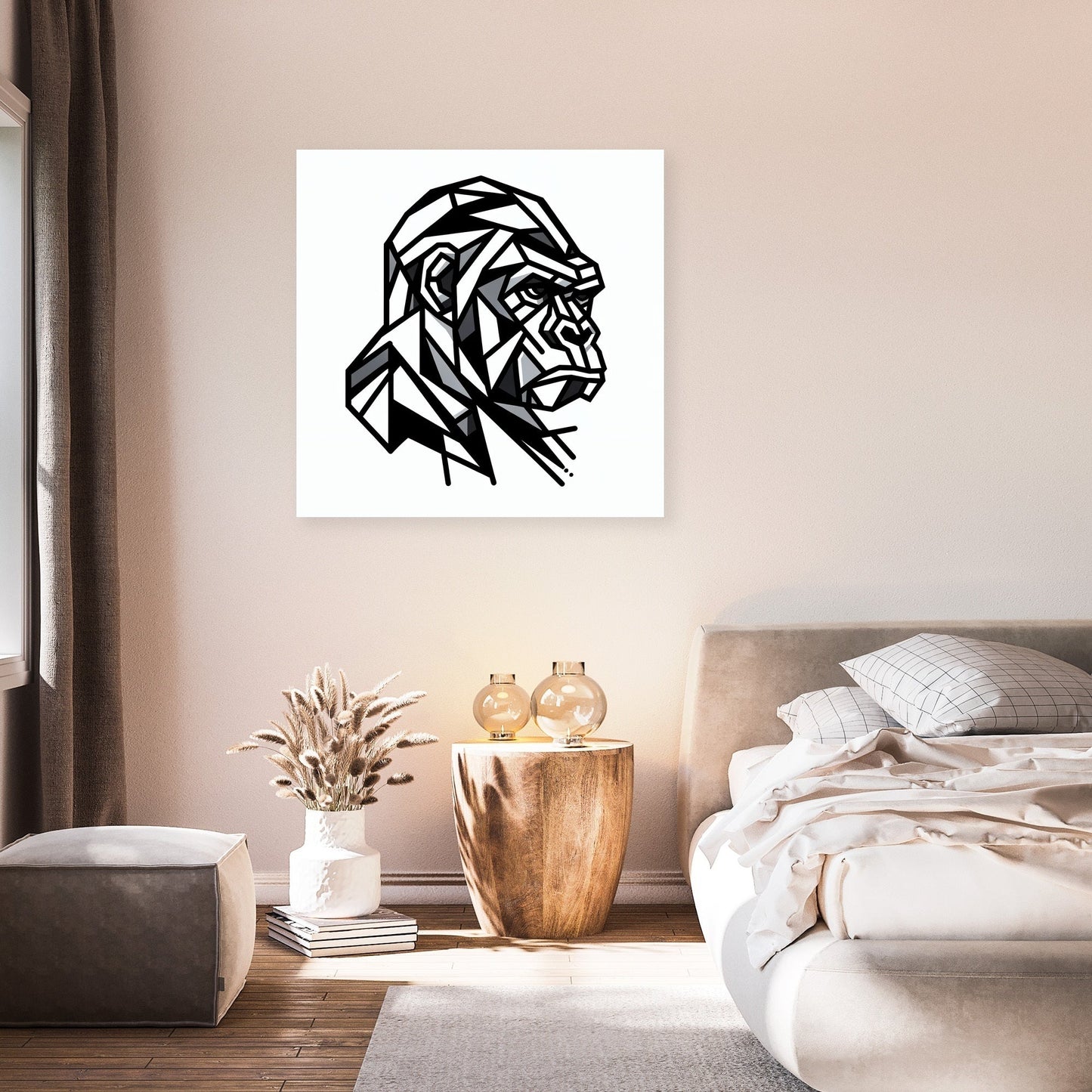 Cubist Gorilla Canvas