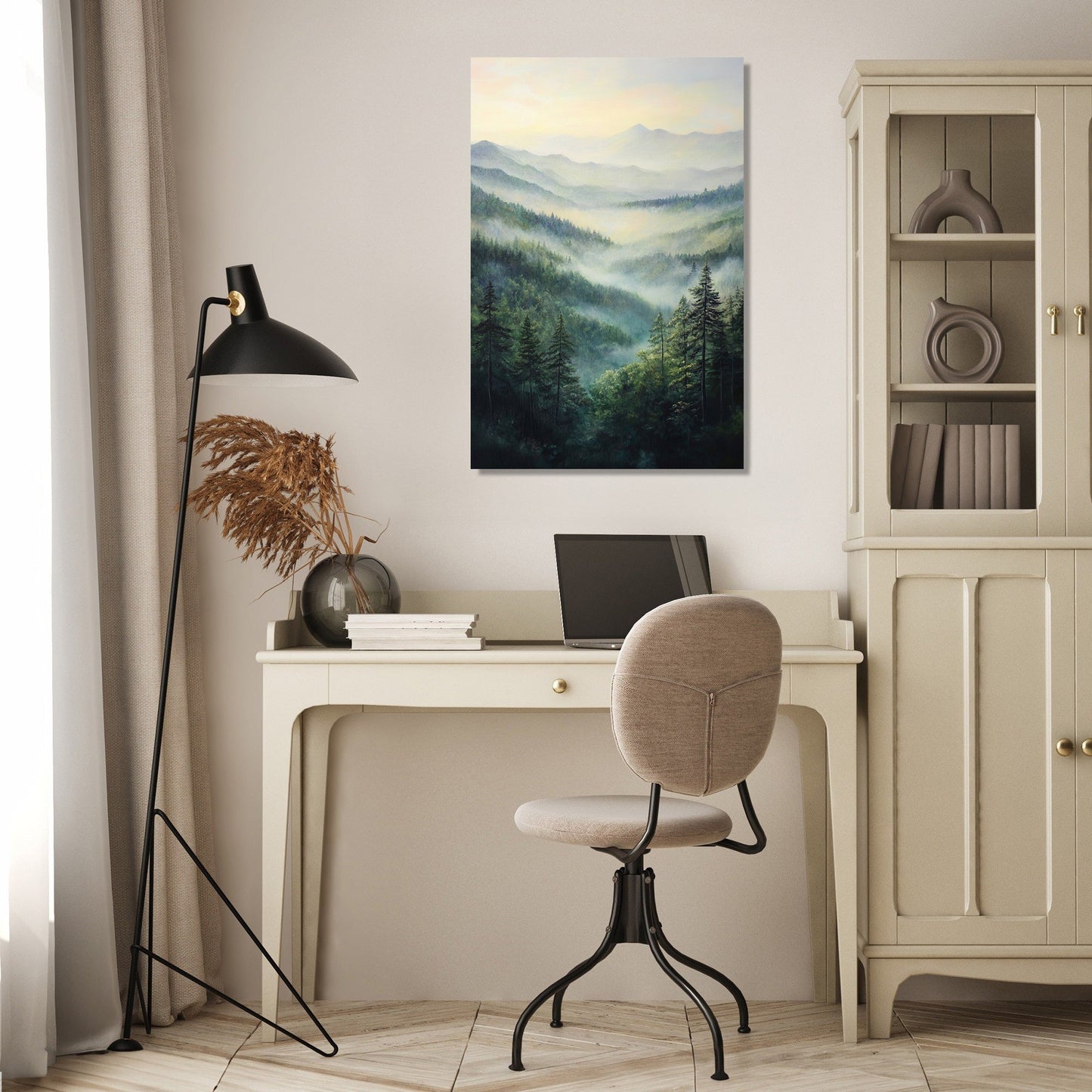 Blue Ridge Misty Canvas