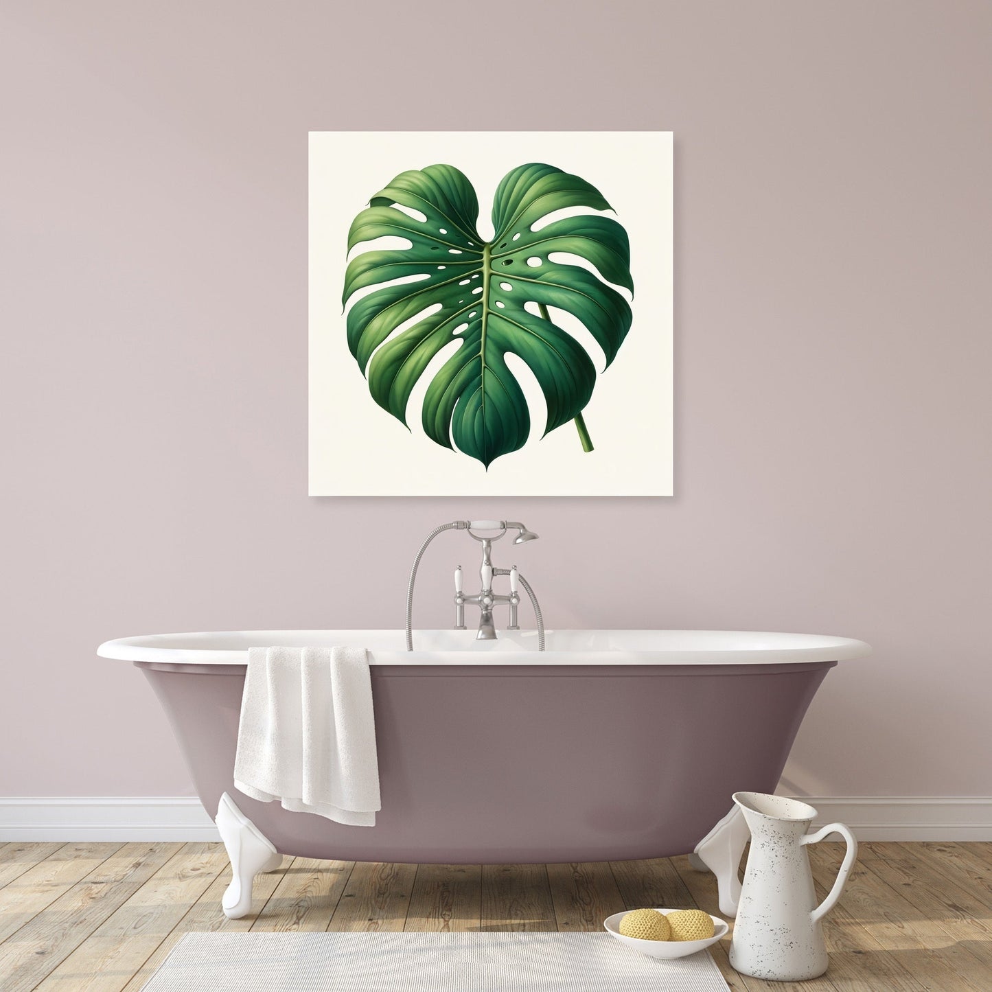 Monstera Elegance Canvas