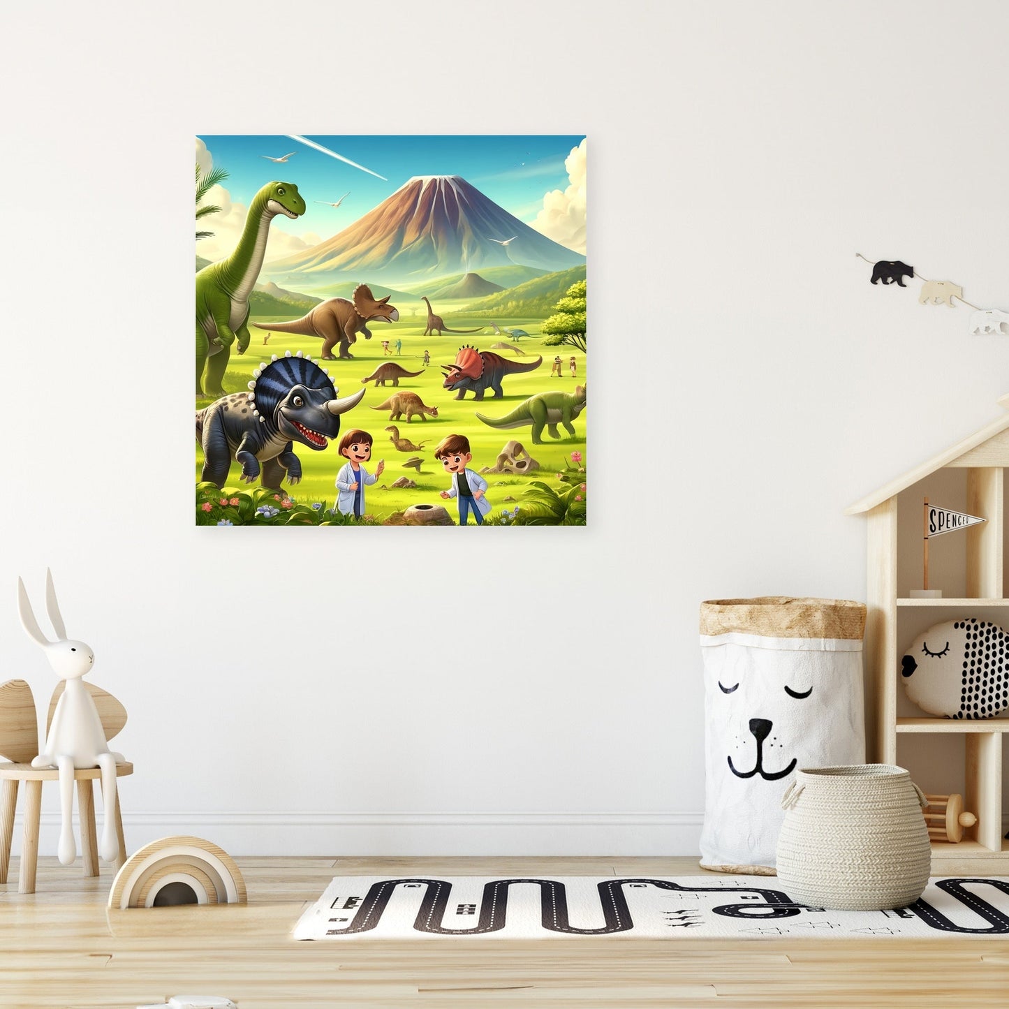 Prehistoric Adventure Canvas