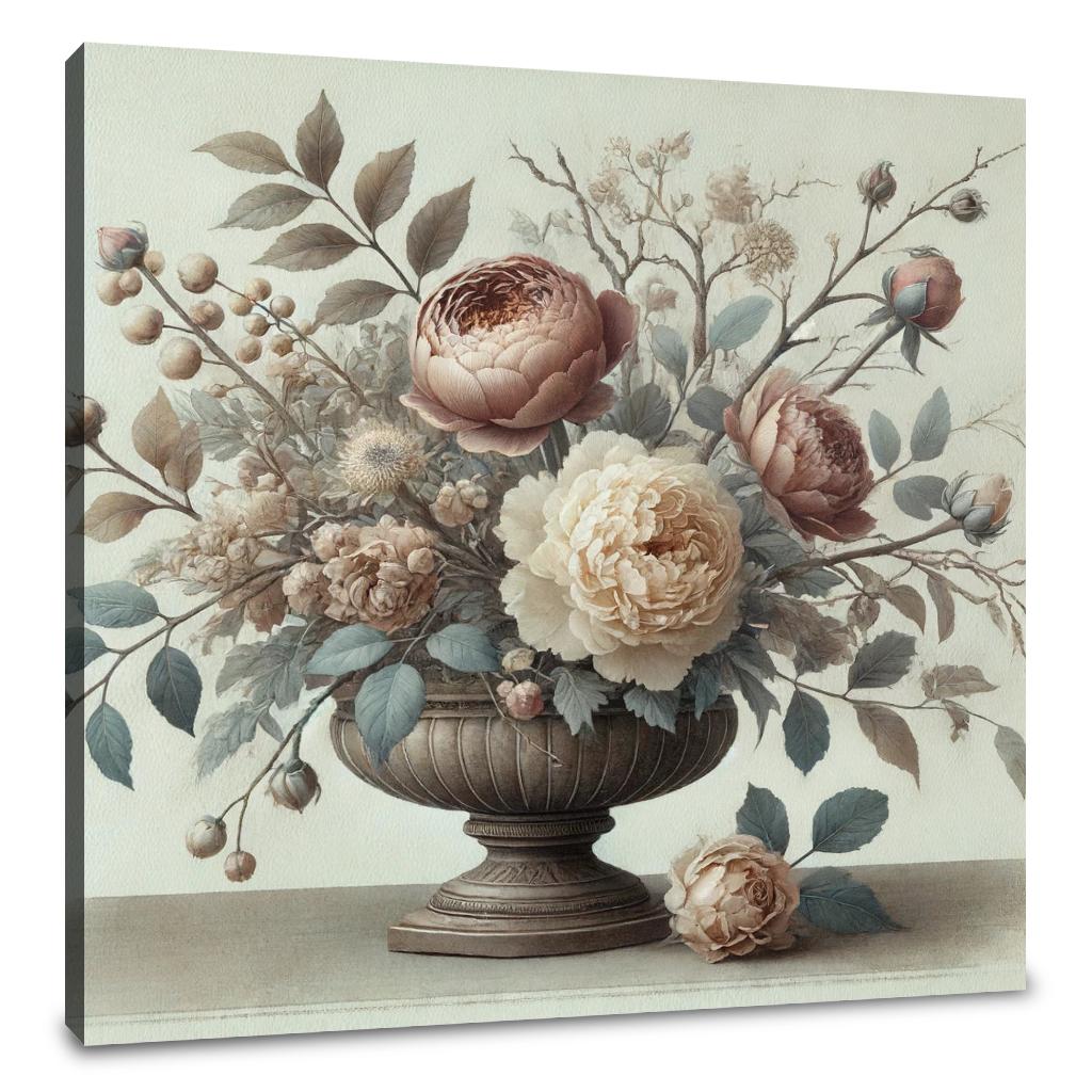 Victorian Ikebana Canvas