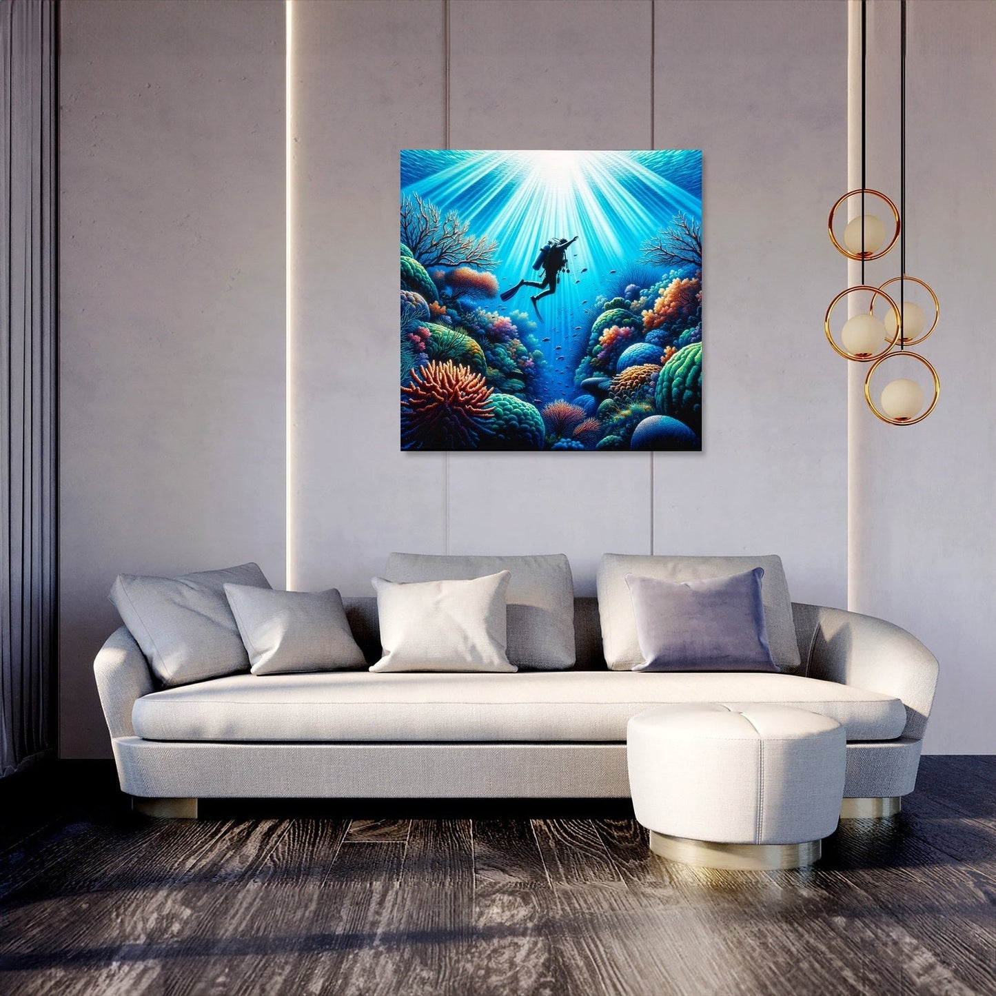 Coral Reef Explorer Canvas