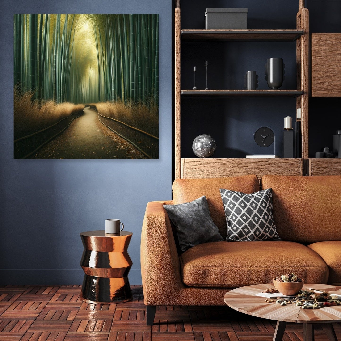 Serene Bamboo Grove Canvas