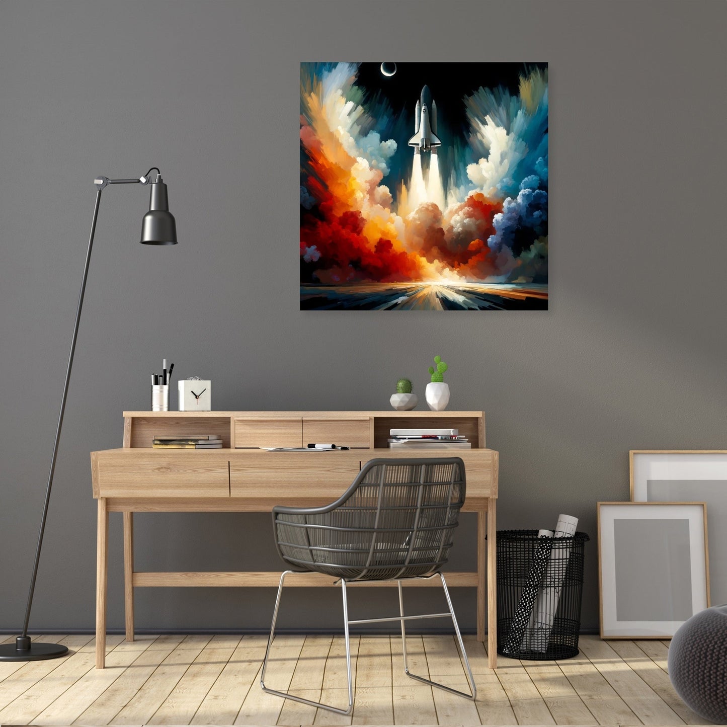 Cosmic Ascent Canvas