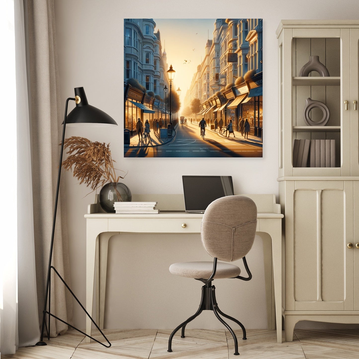 Bristol's Park Street Morning Glow Canvas