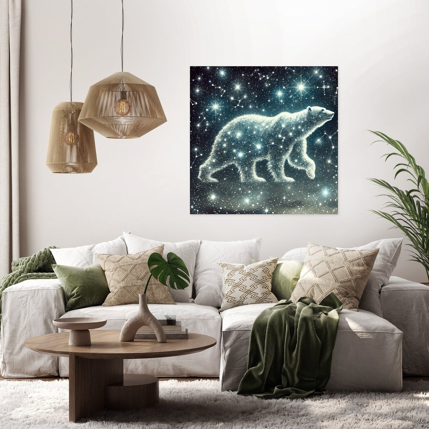 Celestial Bear Canvas