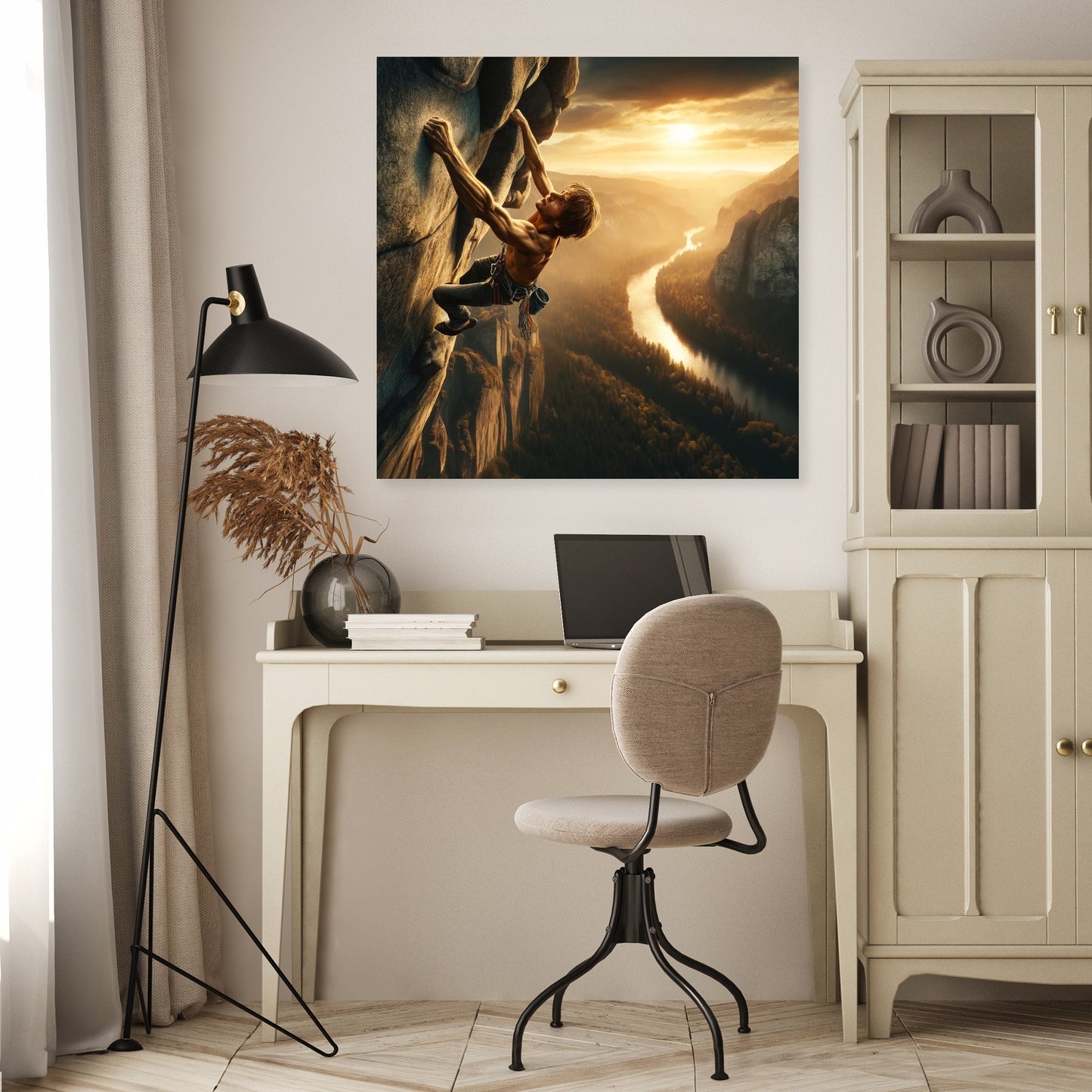 Climber's Triumph Canvas