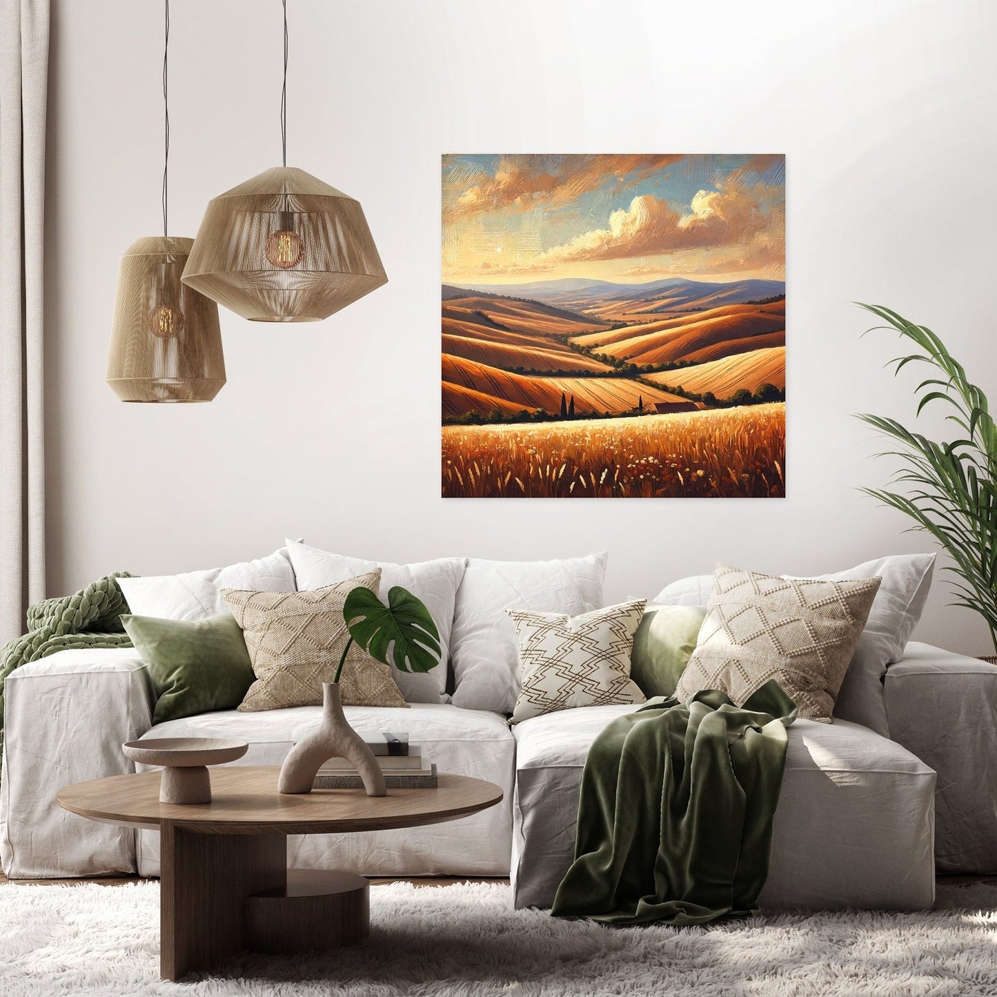 Chocolate Hills Wonder Canvas